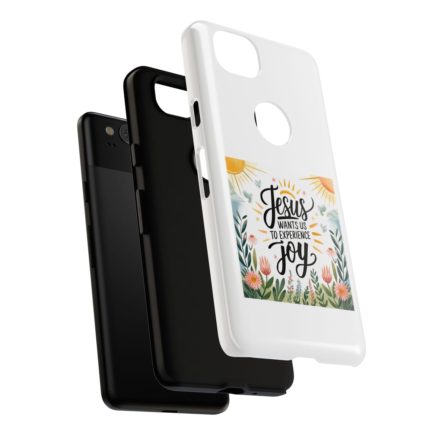 Joyful Phone Case - "Jesus Wants Us to Experience Joy" Design