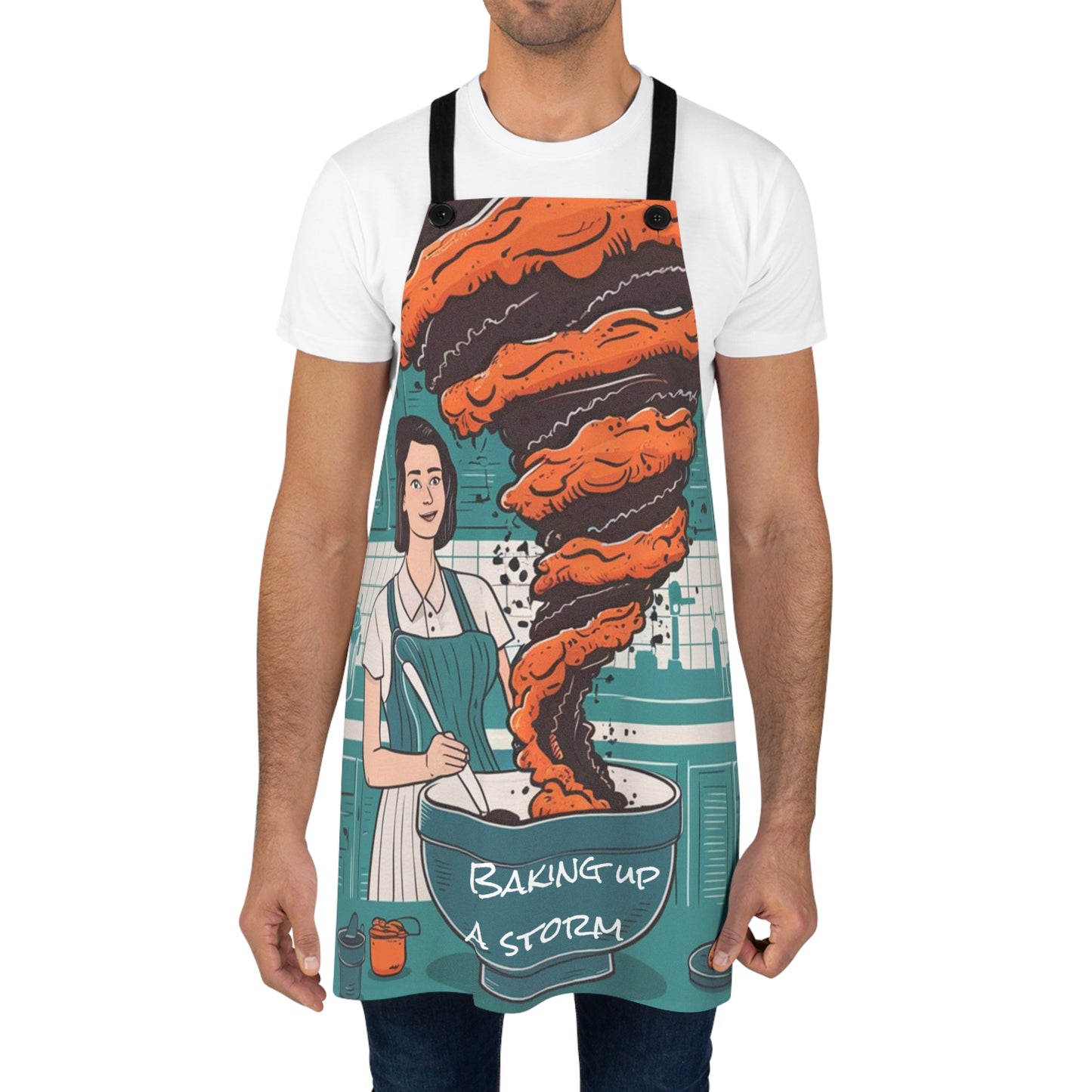 "Baking Up a Storm" Humorous Apron