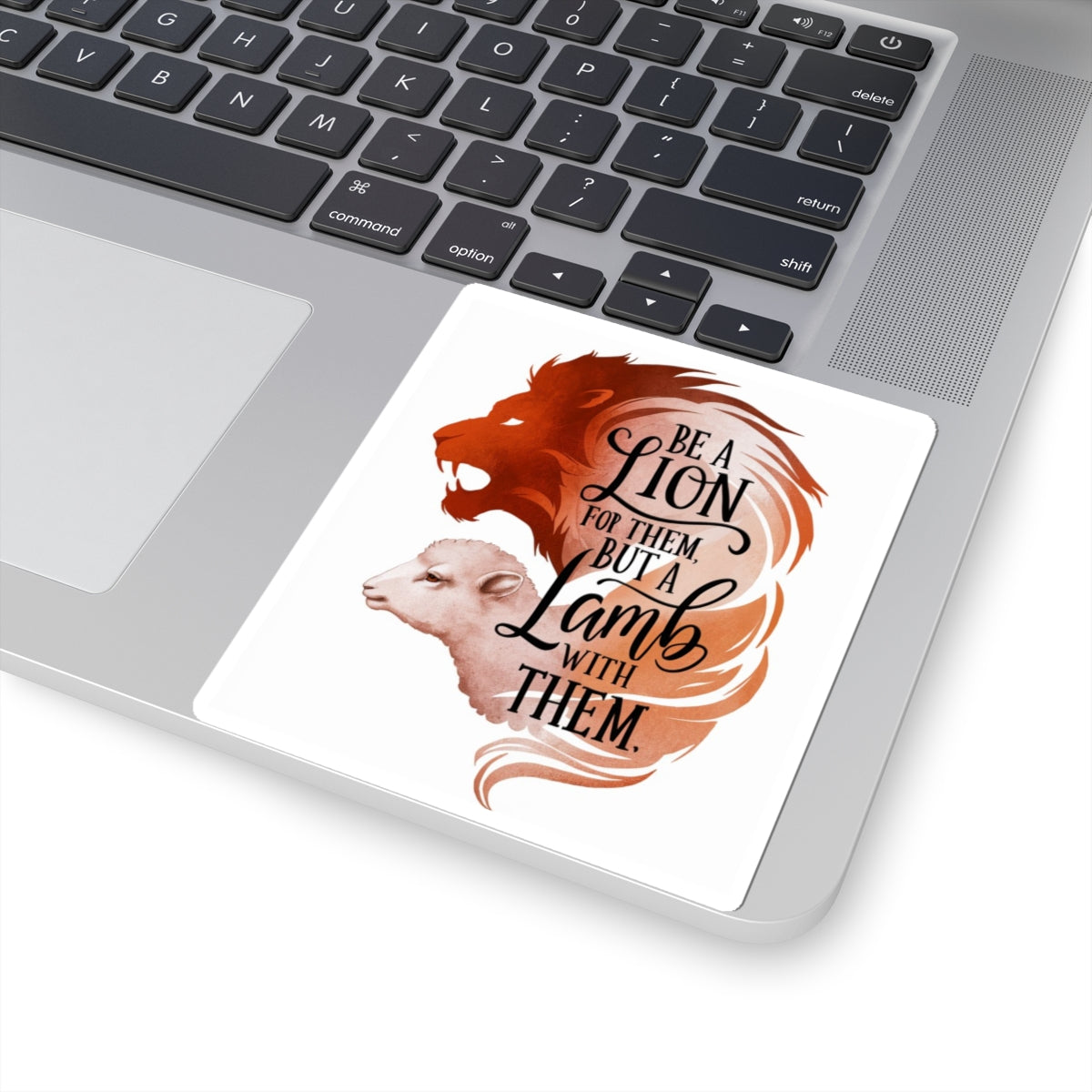 Lion For Them/Lamb With Them Kiss-Cut Stickers
