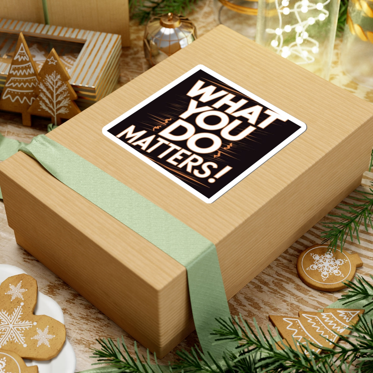 What You Do Matters Kiss-Cut Stickers