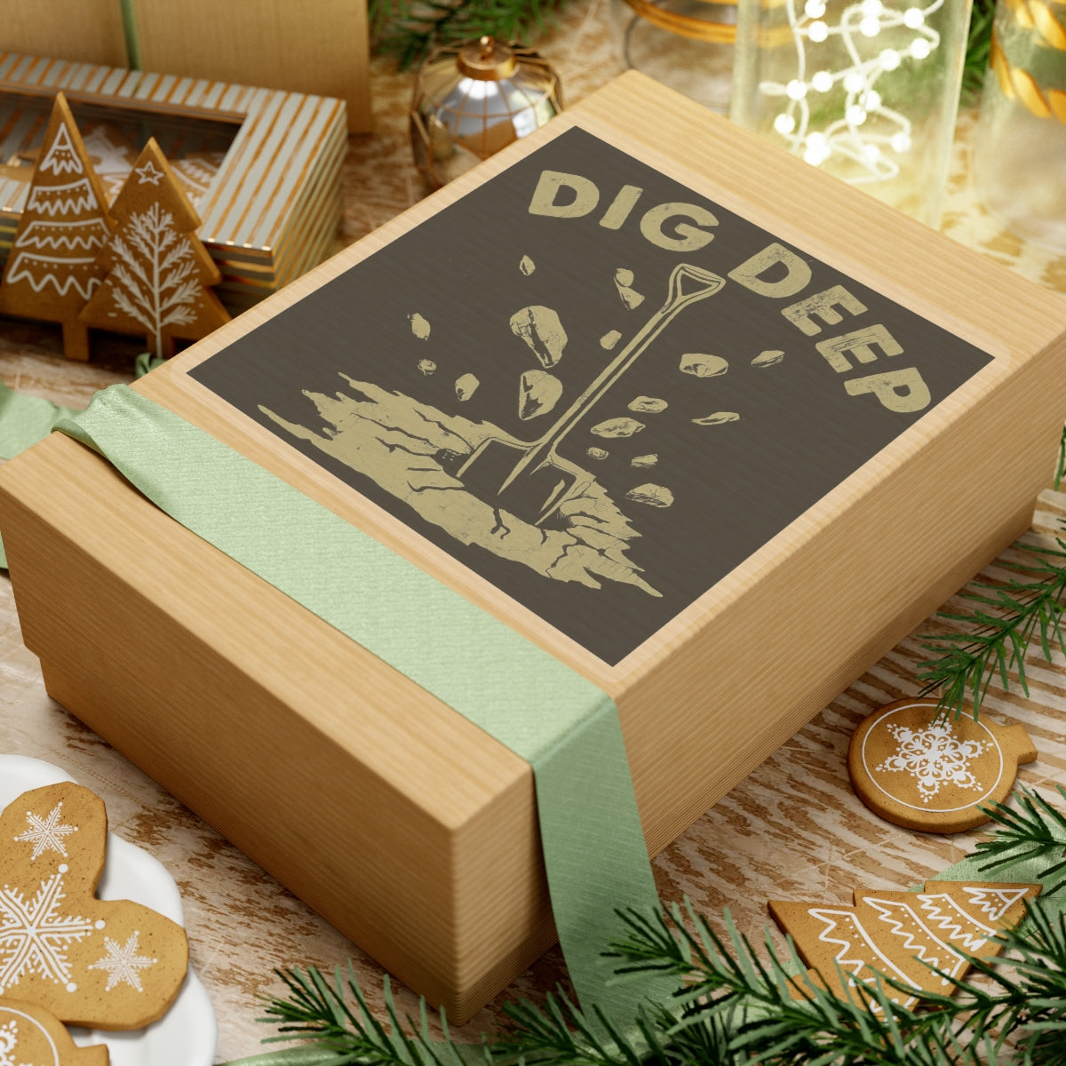 Dig Deep Kiss-Cut Stickers
