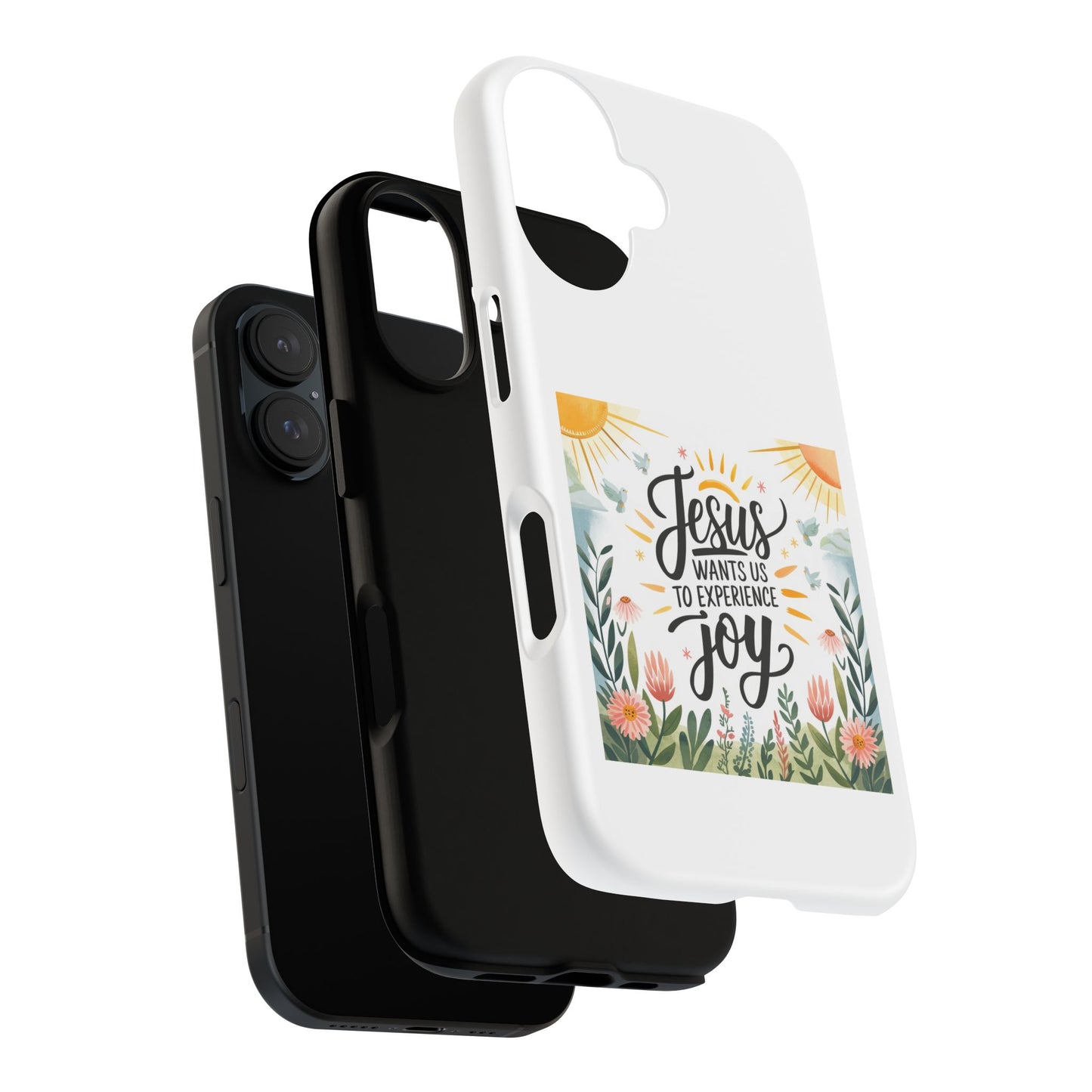 Joyful Phone Case - "Jesus Wants Us to Experience Joy" Design