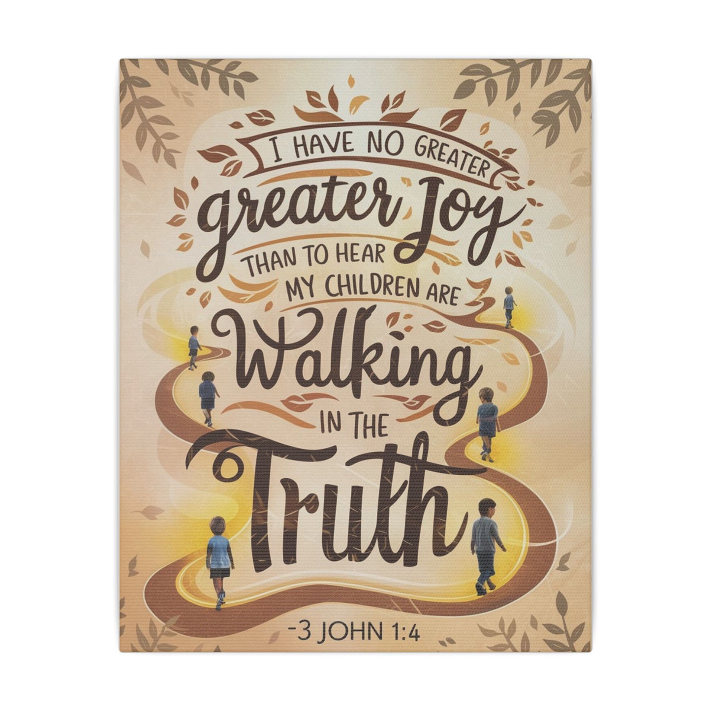 Walking in Truth Matte Canvas, Stretched, 0.75"