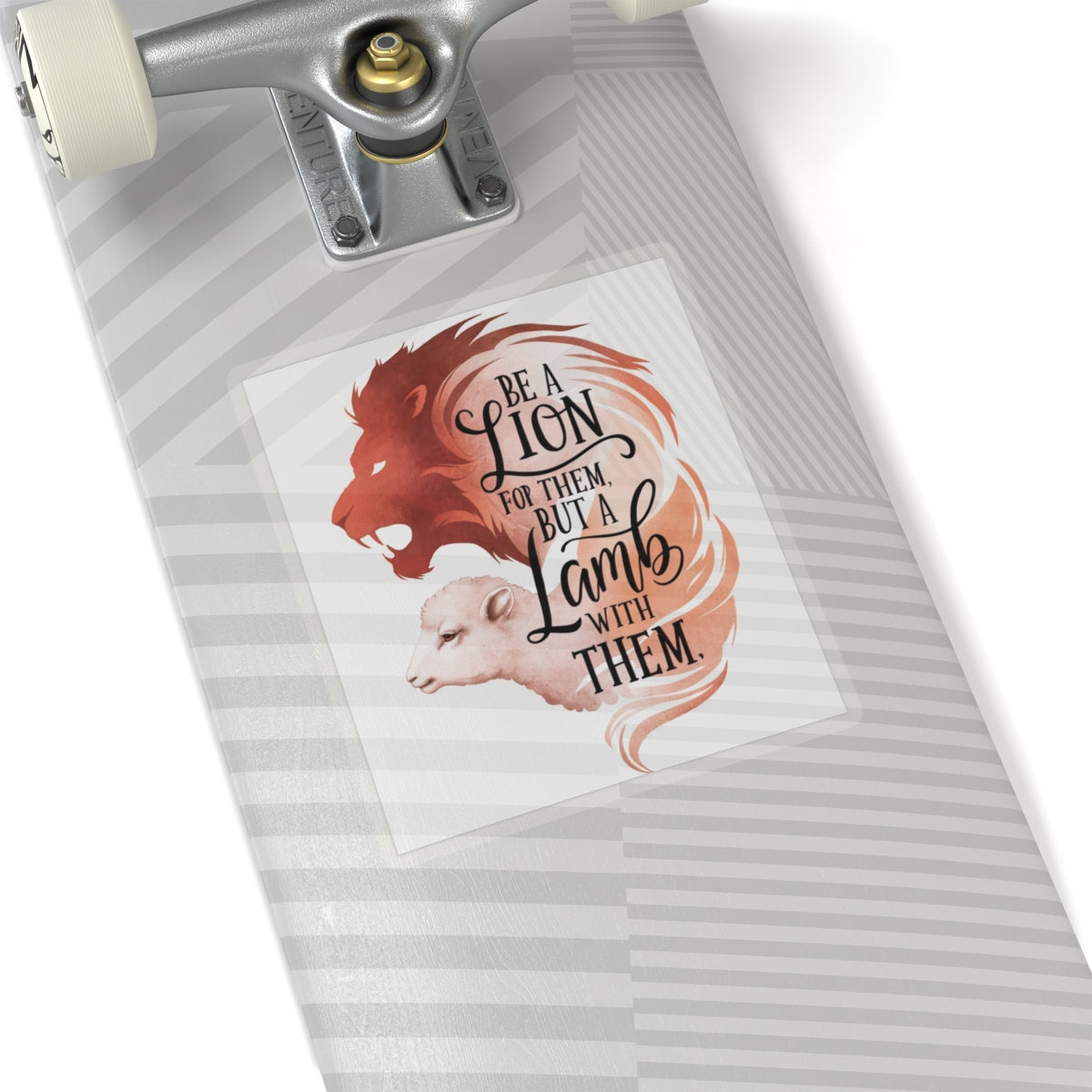 Lion For Them/Lamb With Them Kiss-Cut Stickers