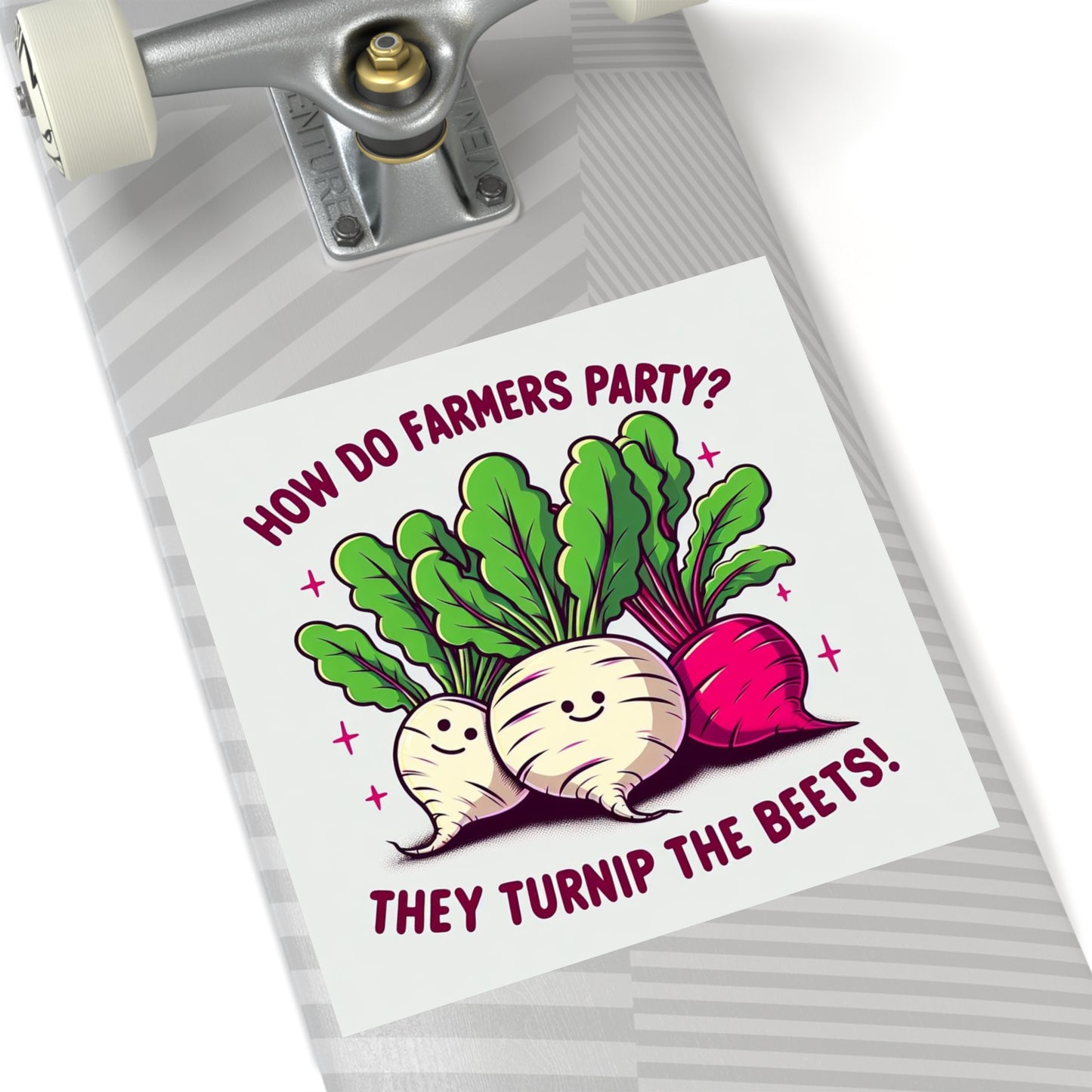 Turnip the beets Square Stickers, Indoor\Outdoor