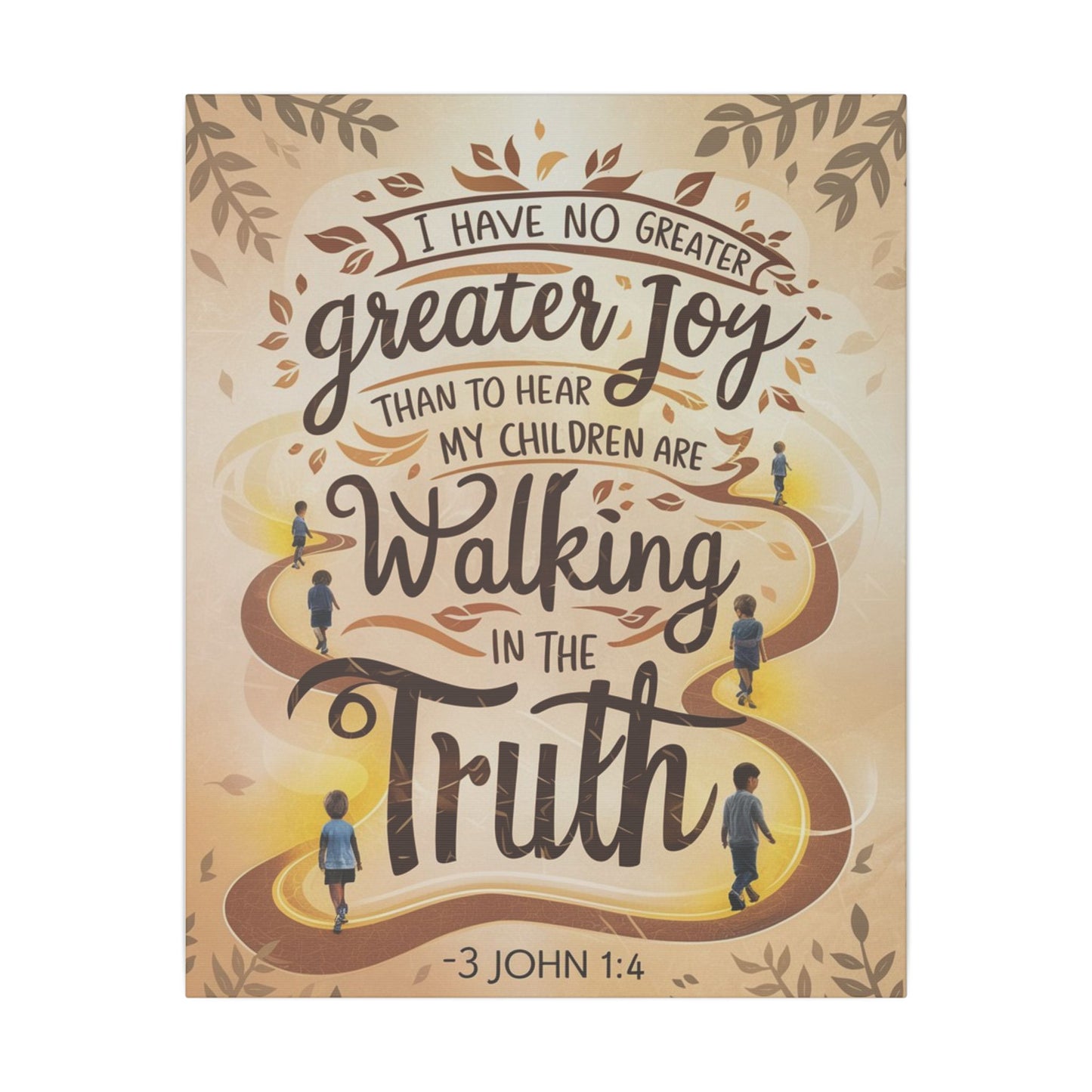 Walking in Truth Matte Canvas, Stretched, 0.75"
