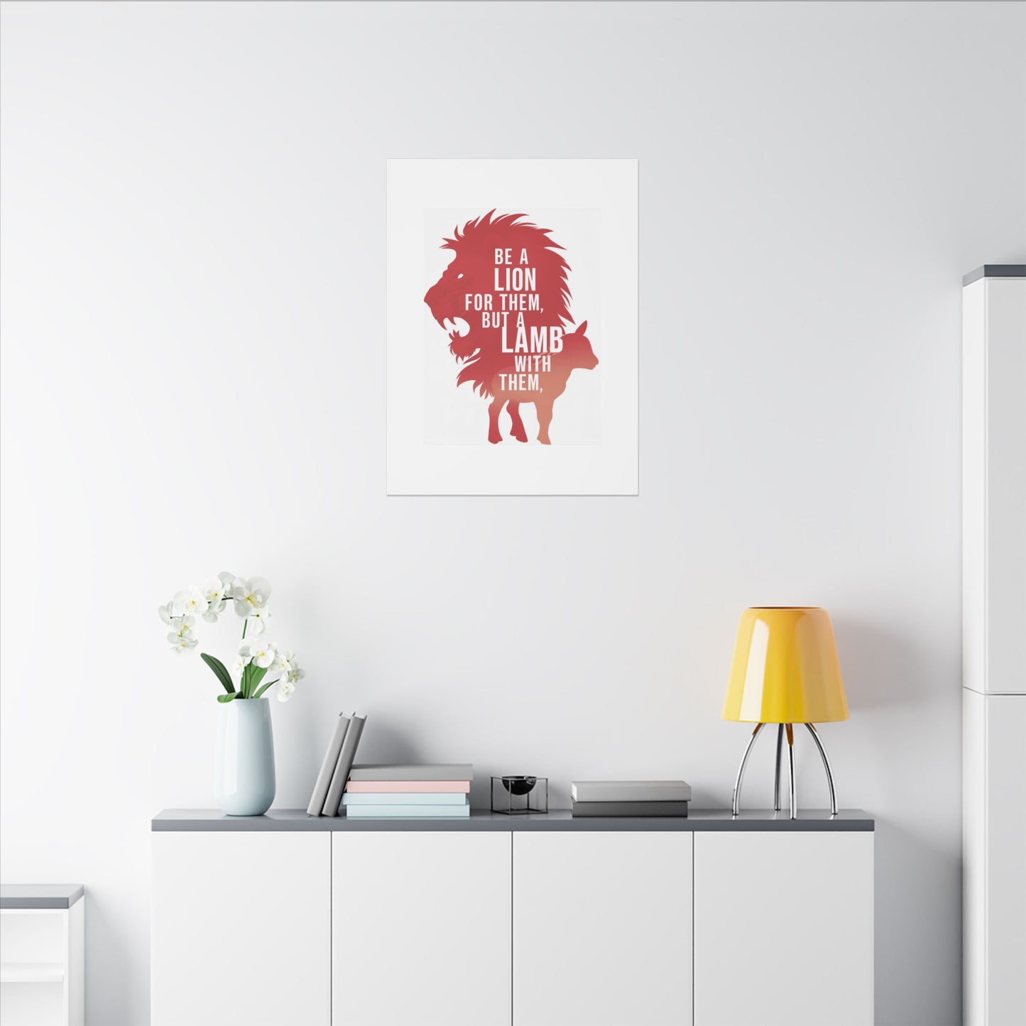 Be a Lion for Them Matte Canvas, Stretched, 0.75"