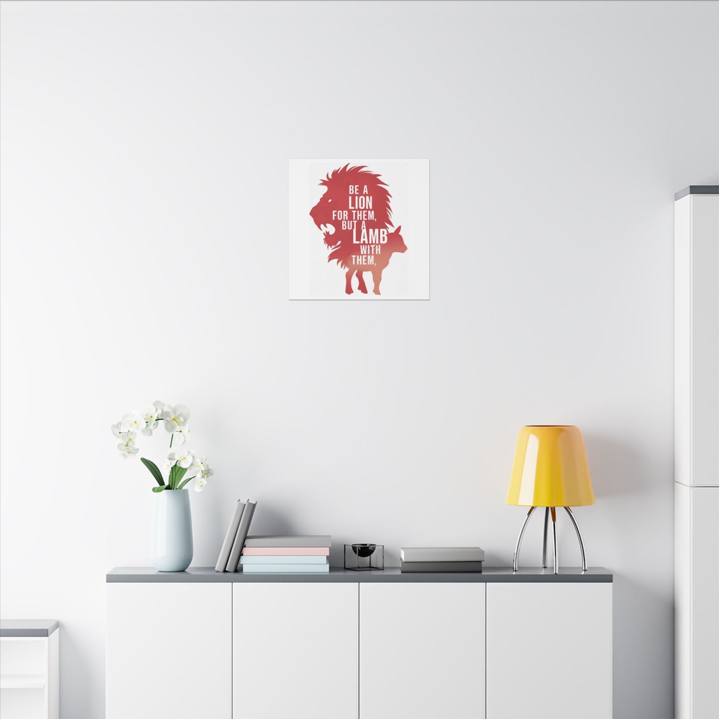 Be a Lion for Them Matte Canvas, Stretched, 0.75"