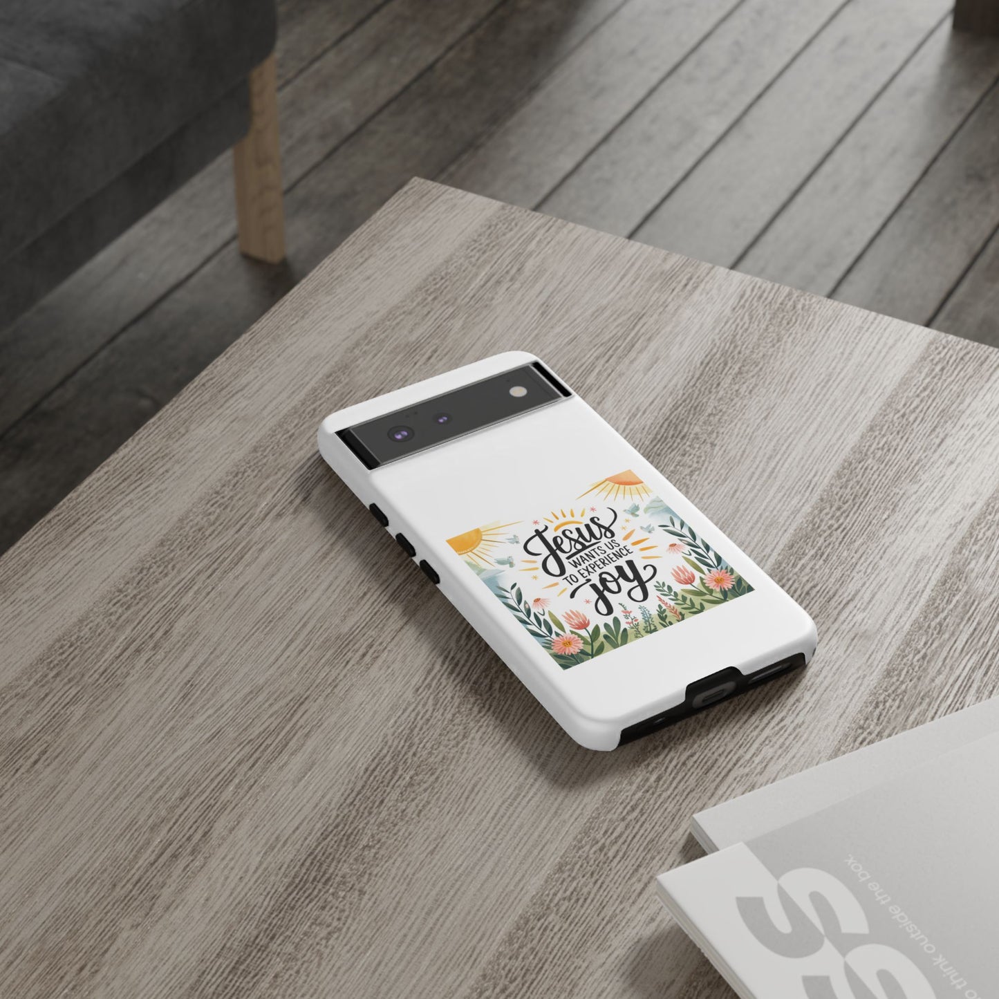 Joyful Phone Case - "Jesus Wants Us to Experience Joy" Design