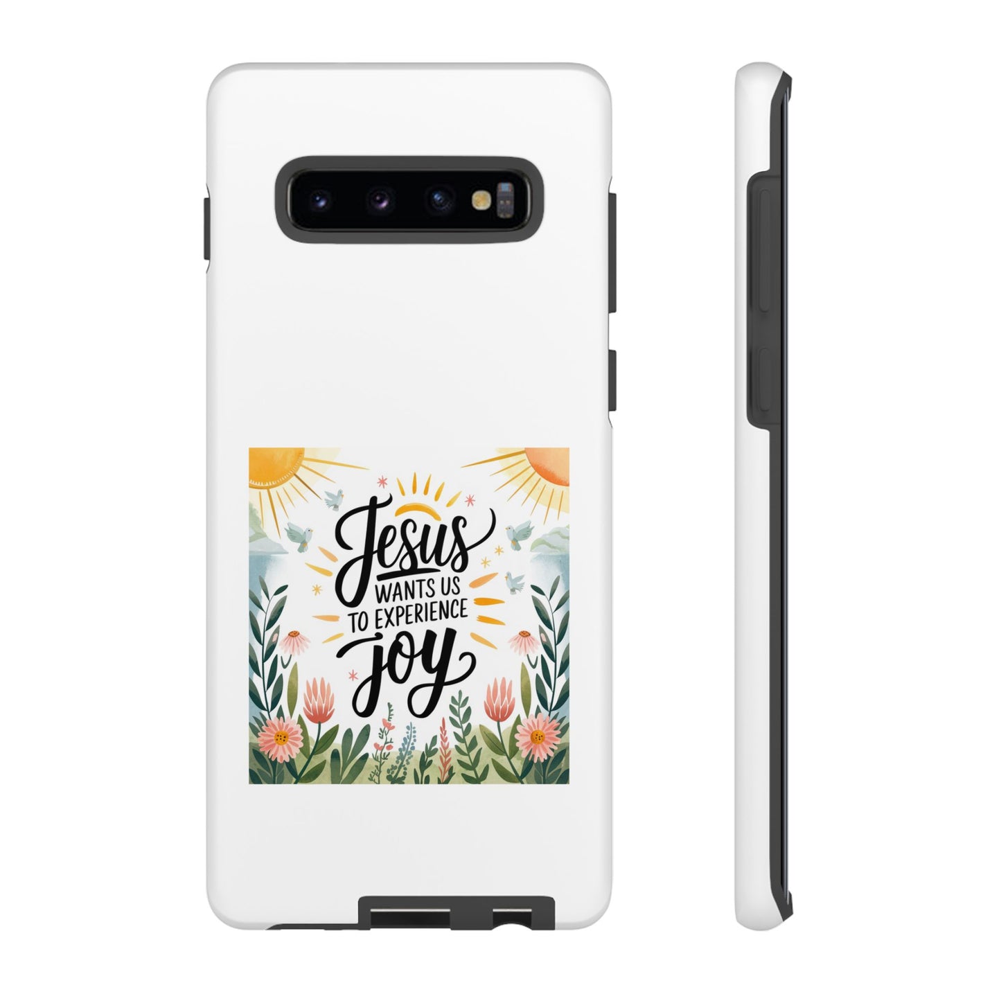 Joyful Phone Case - "Jesus Wants Us to Experience Joy" Design