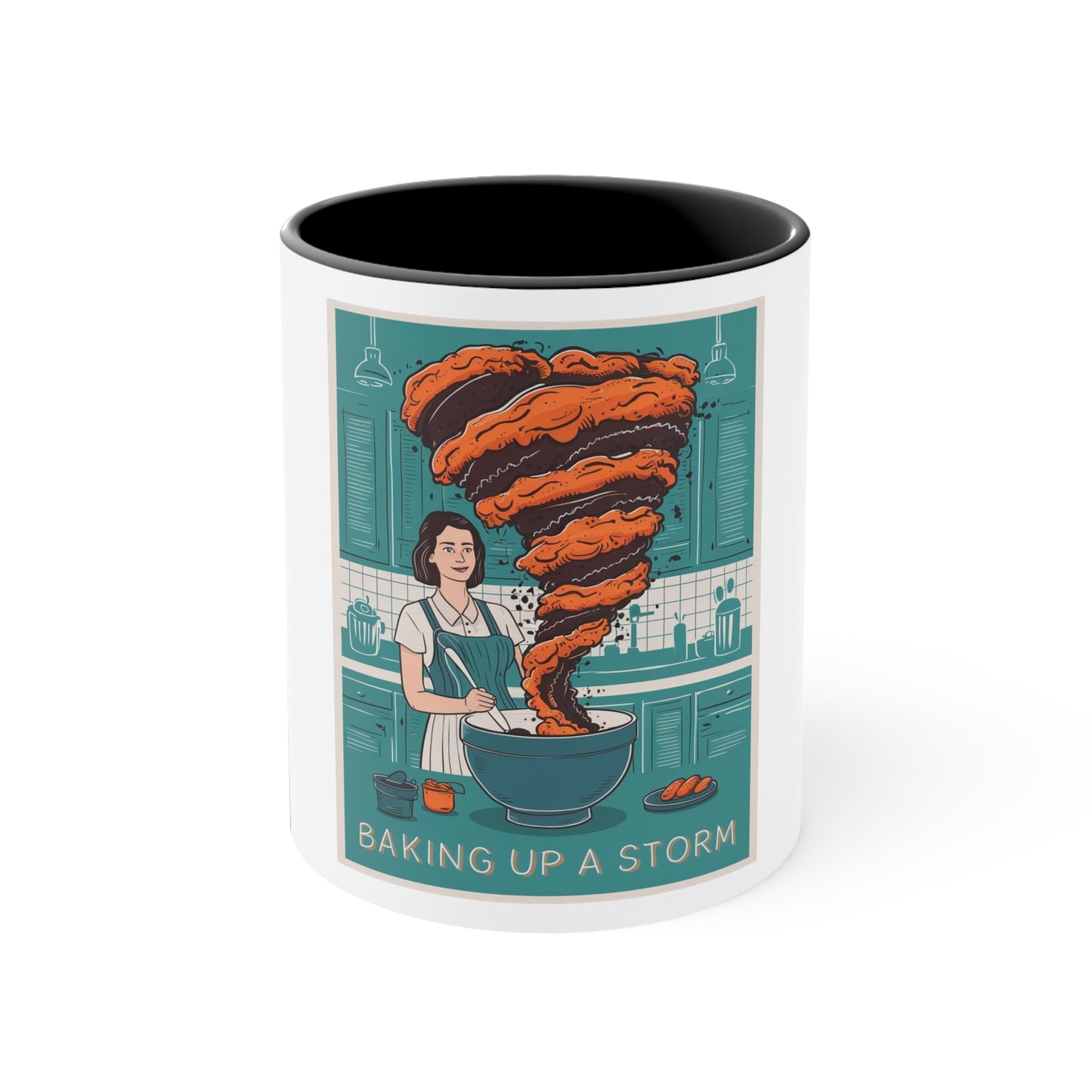 Copy of Baking Up A Storm Matte Canvas, Stretched, 0.75"