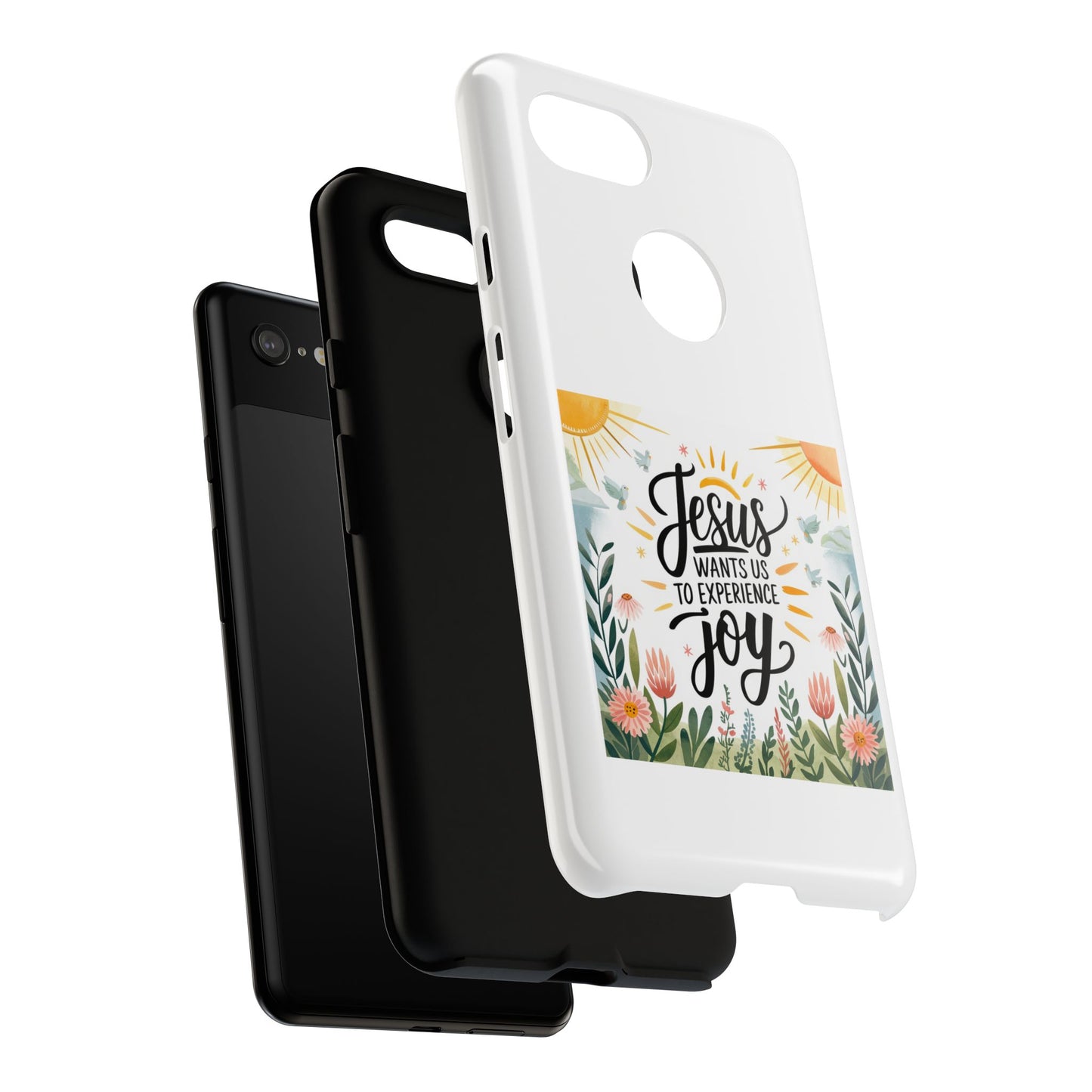 Joyful Phone Case - "Jesus Wants Us to Experience Joy" Design
