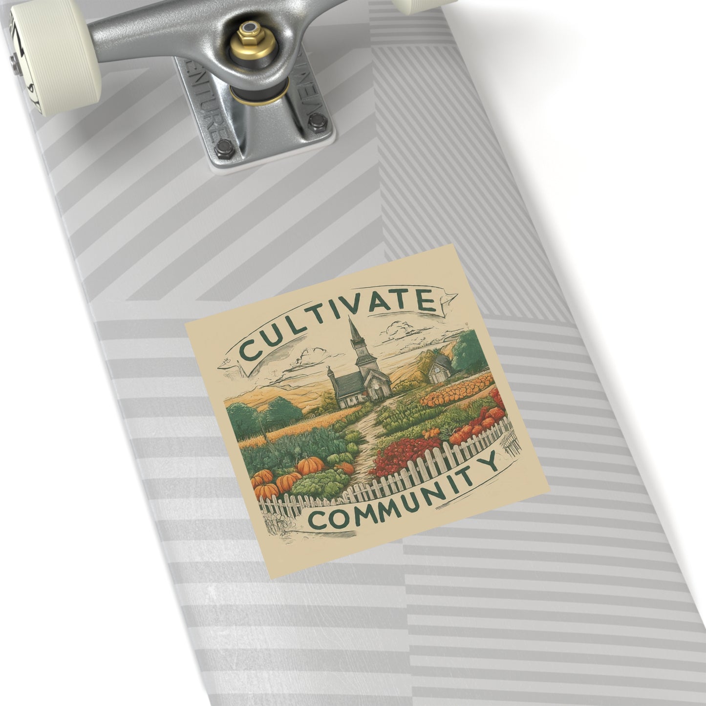 Cultivate Community Square Stickers, Indoor\Outdoor