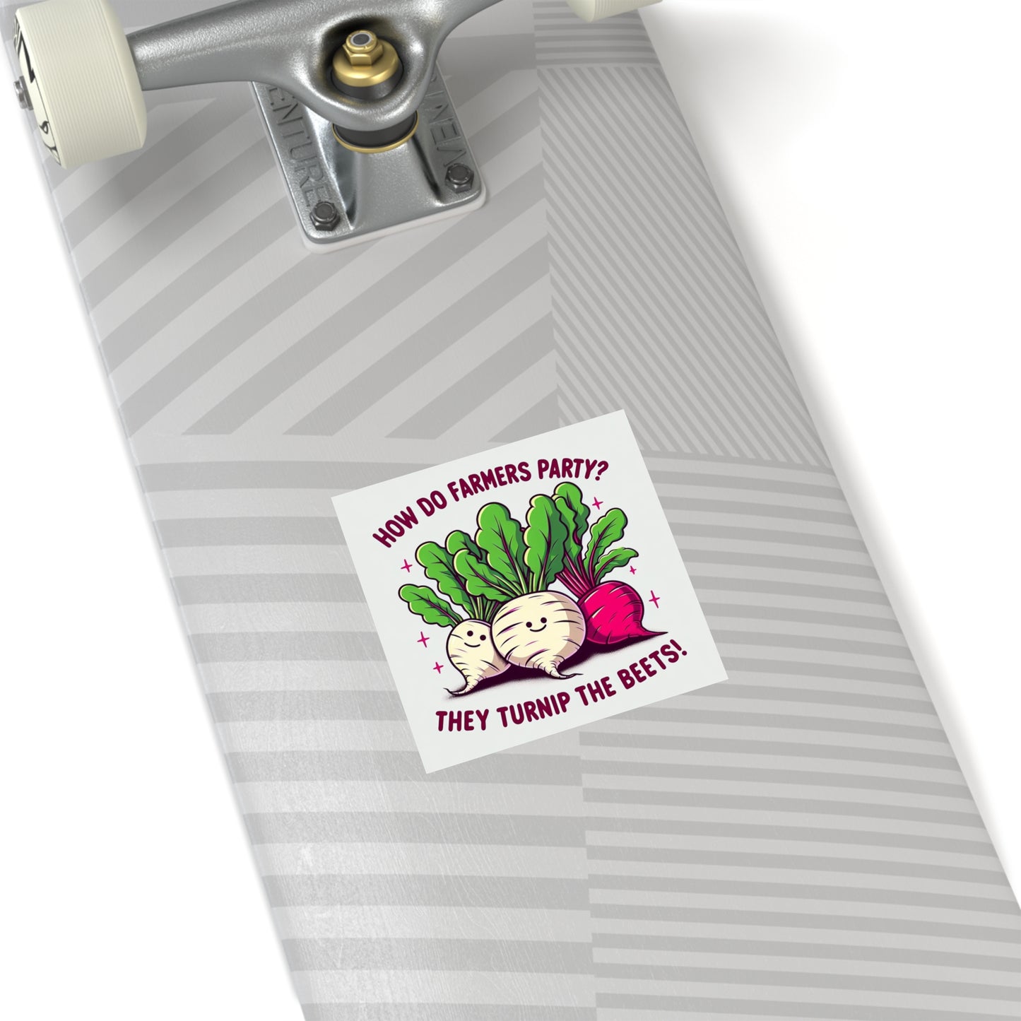 Turnip the beets Square Stickers, Indoor\Outdoor
