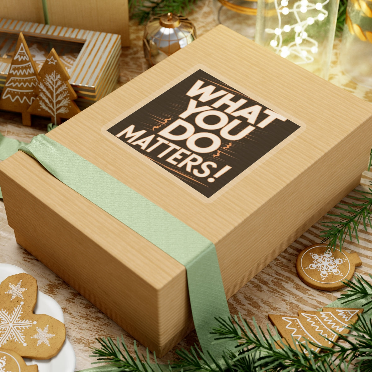 What You Do Matters Kiss-Cut Stickers