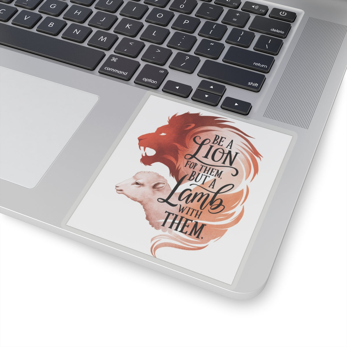 Lion For Them/Lamb With Them Kiss-Cut Stickers