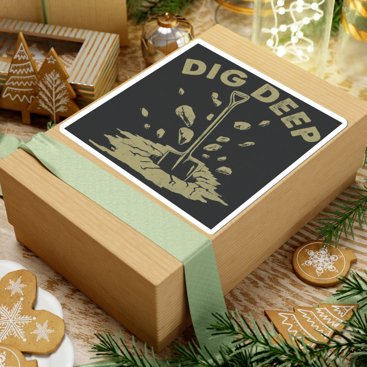 Dig Deep Kiss-Cut Stickers