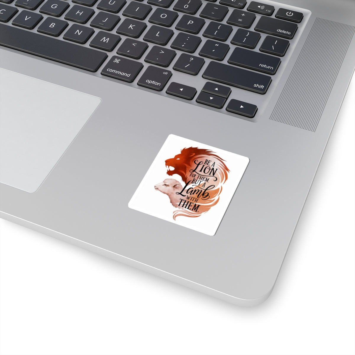 Lion For Them/Lamb With Them Kiss-Cut Stickers