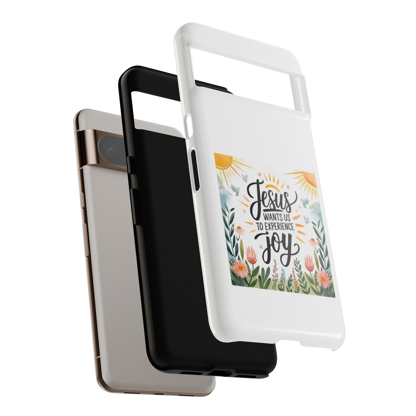 Joyful Phone Case - "Jesus Wants Us to Experience Joy" Design