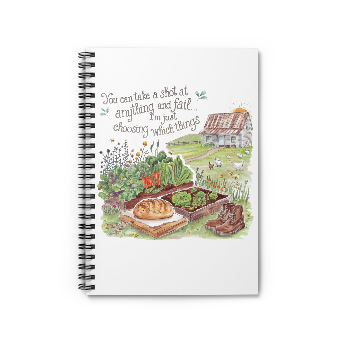 "You Can Take a Shot at Anything and Fail" - Perfect for Nature Lovers & Journal Enthusiasts