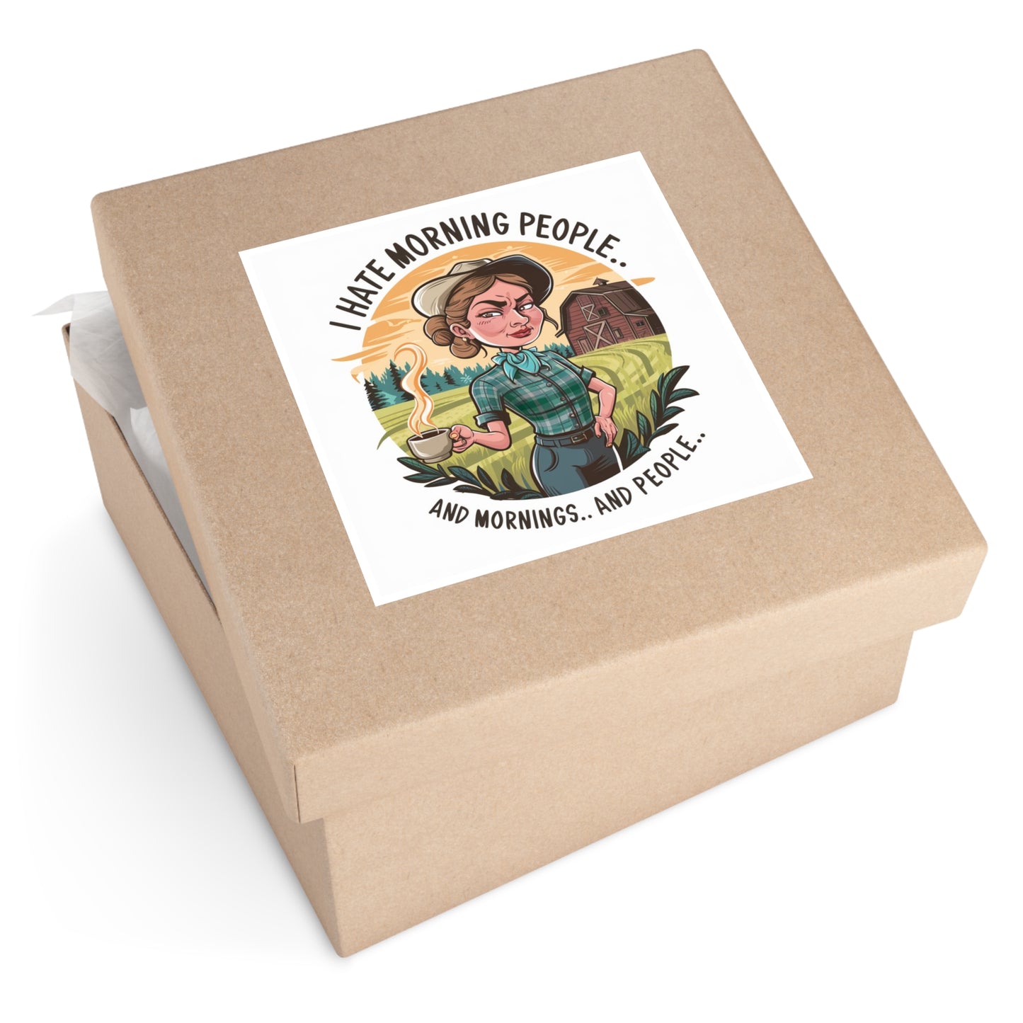 Square Stickers, Indoor\Outdoor