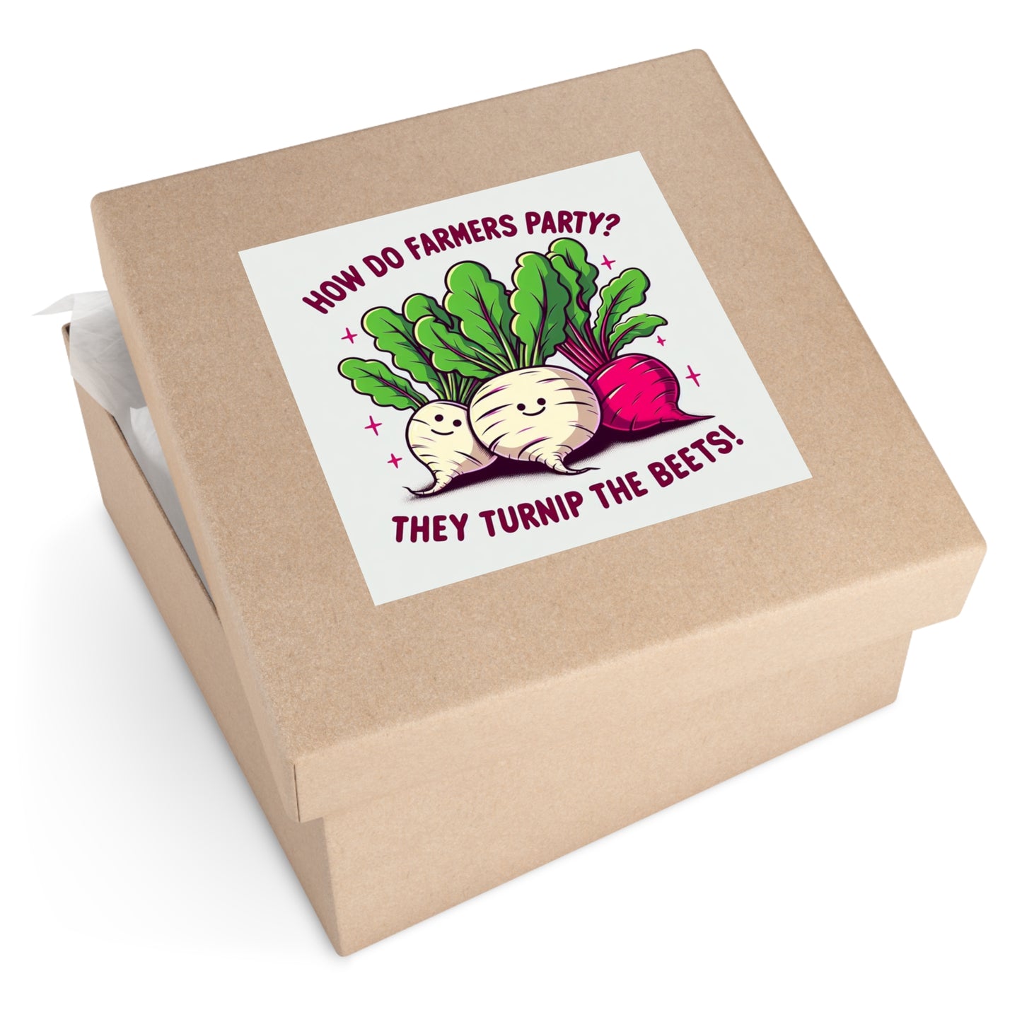 Turnip the beets Square Stickers, Indoor\Outdoor