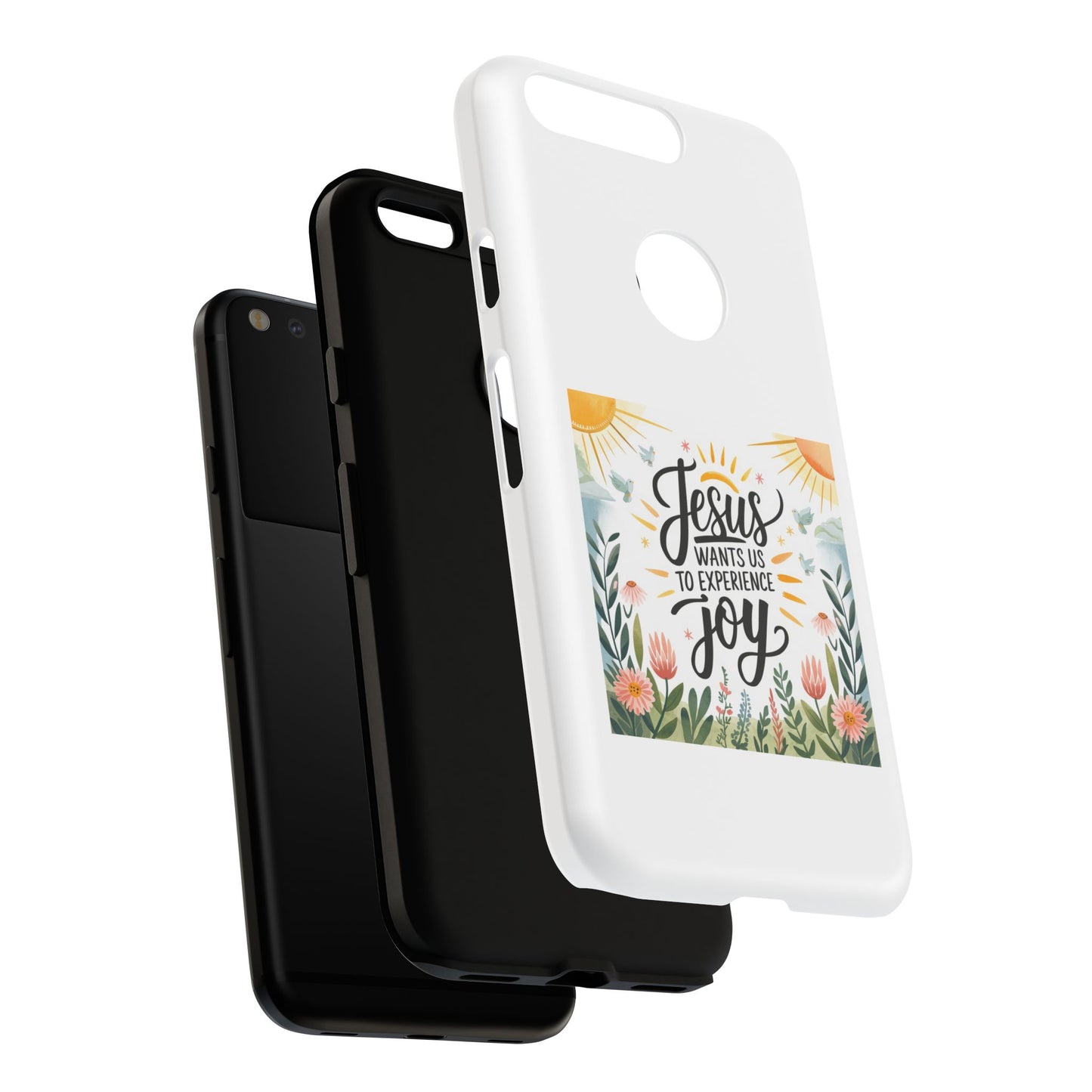 Joyful Phone Case - "Jesus Wants Us to Experience Joy" Design