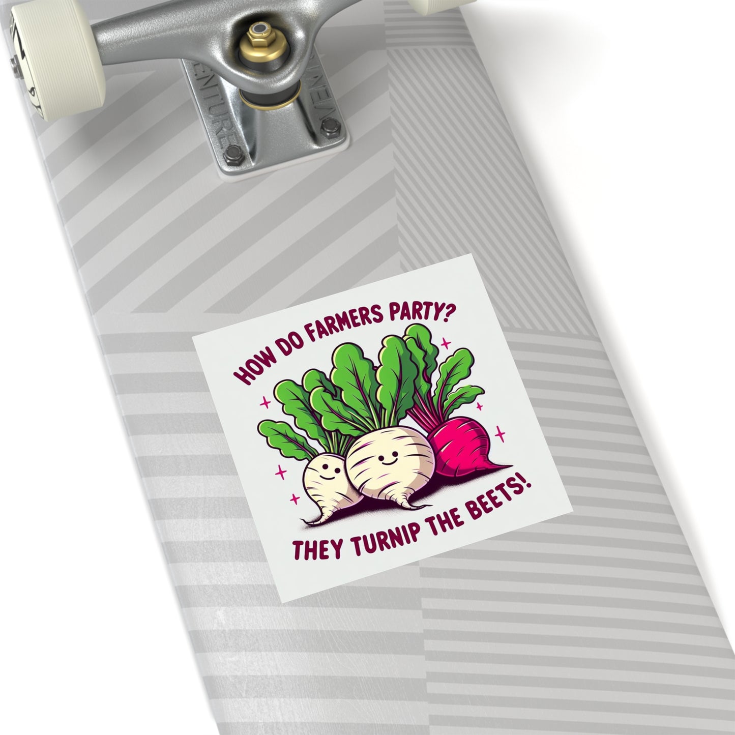 Turnip the beets Square Stickers, Indoor\Outdoor