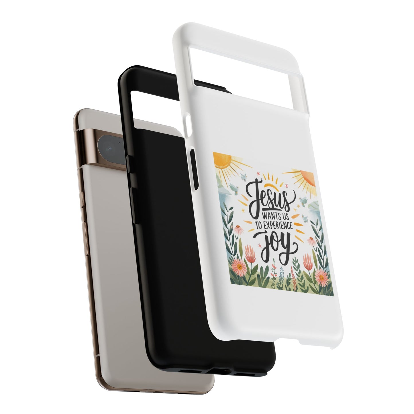 Joyful Phone Case - "Jesus Wants Us to Experience Joy" Design