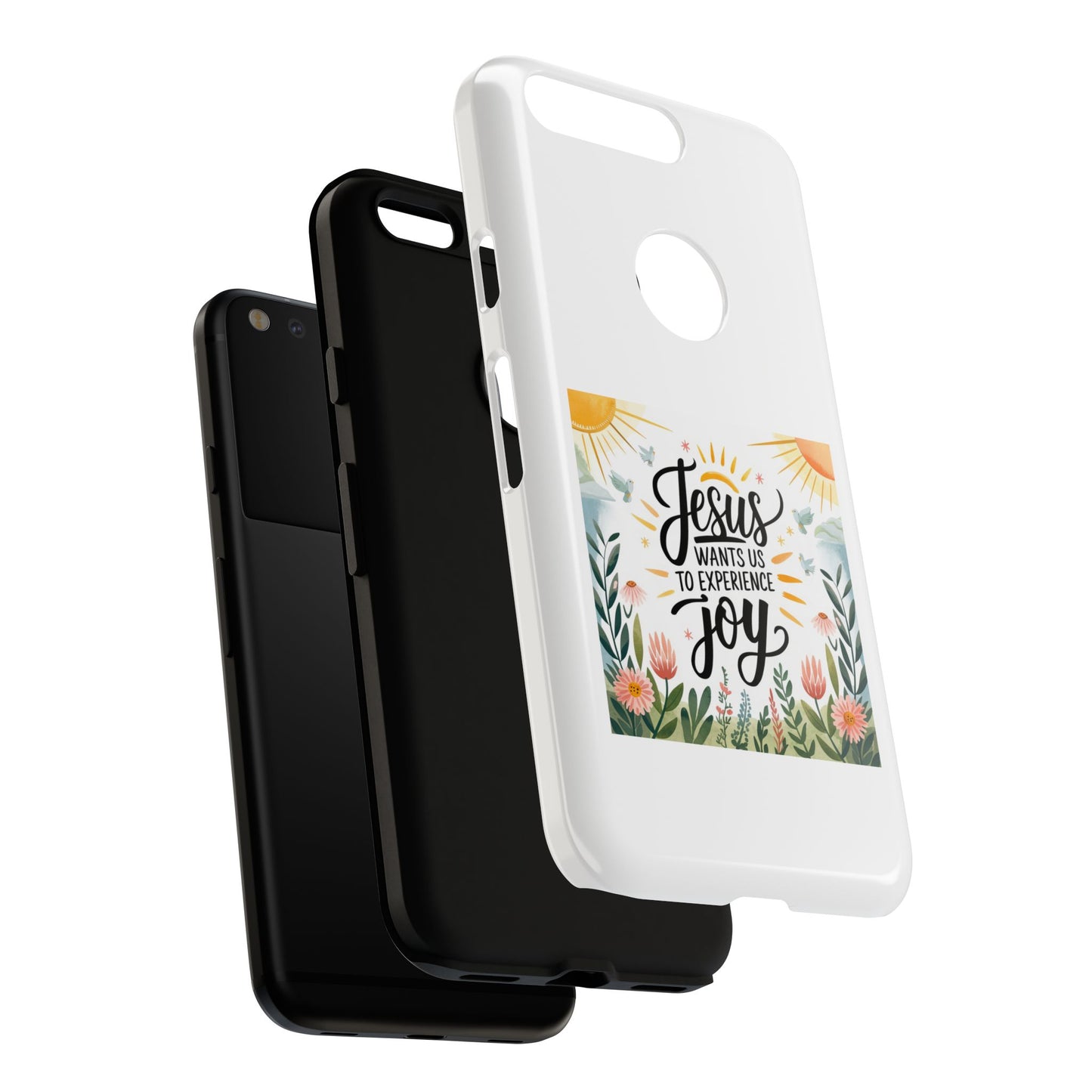 Joyful Phone Case - "Jesus Wants Us to Experience Joy" Design