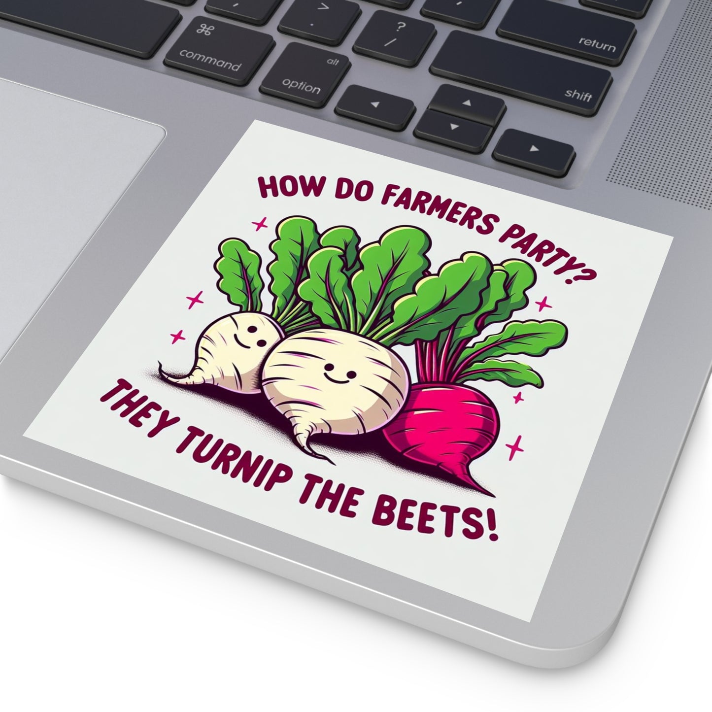 Turnip the beets Square Stickers, Indoor\Outdoor