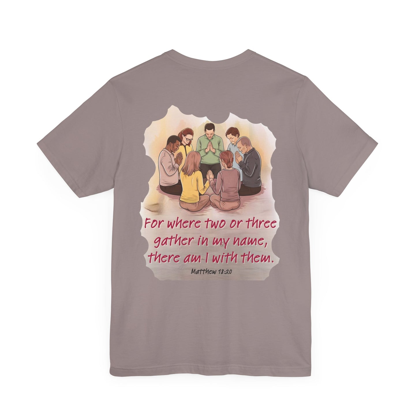 Where you gather Unisex Jersey Short Sleeve Tee