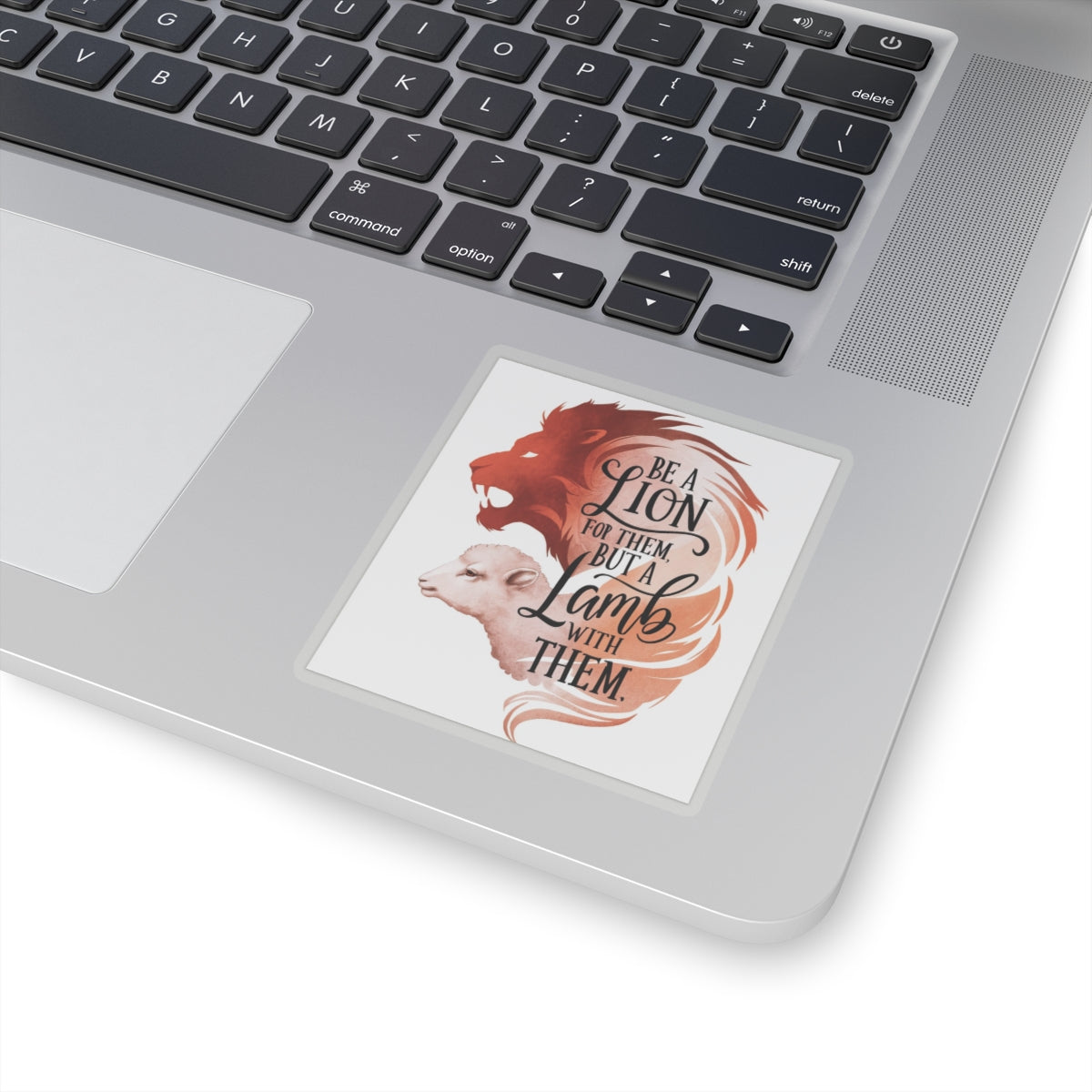 Lion For Them/Lamb With Them Kiss-Cut Stickers