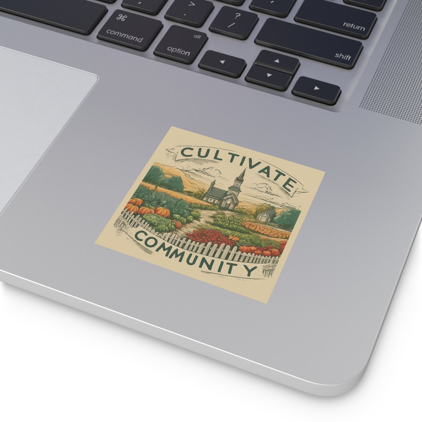 Cultivate Community Square Stickers, Indoor\Outdoor