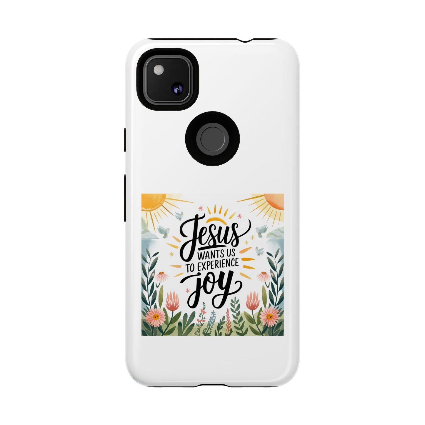 Joyful Phone Case - "Jesus Wants Us to Experience Joy" Design