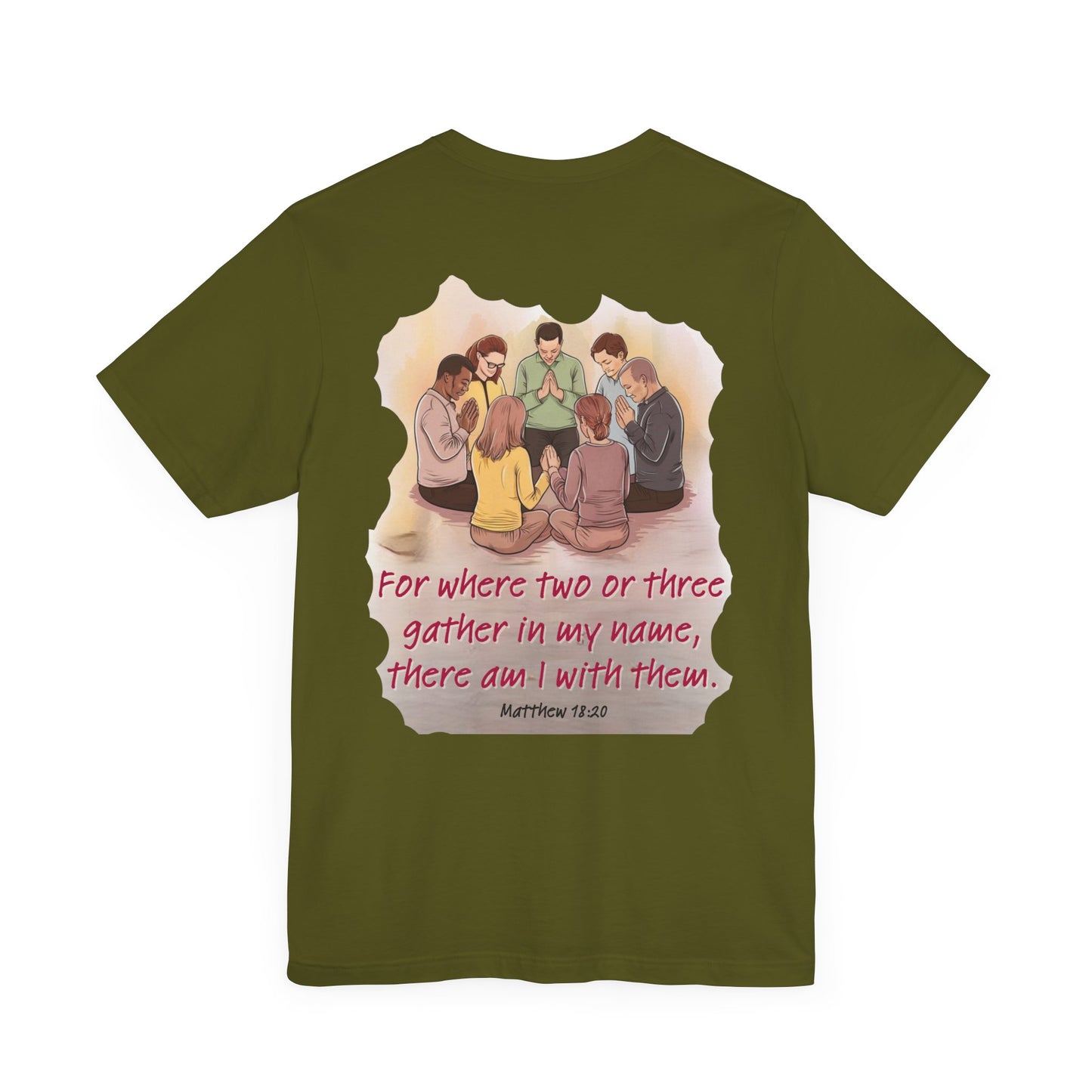 Where you gather Unisex Jersey Short Sleeve Tee