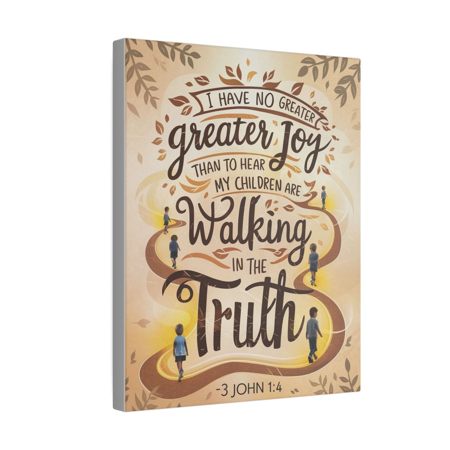 Walking in Truth Matte Canvas, Stretched, 0.75"