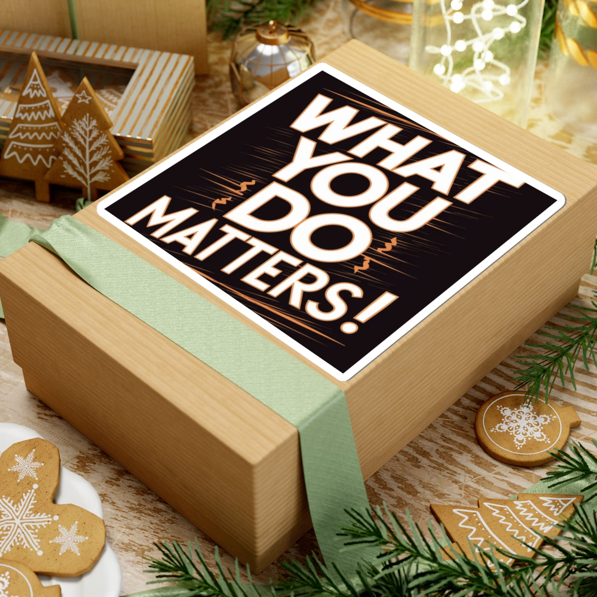What You Do Matters Kiss-Cut Stickers