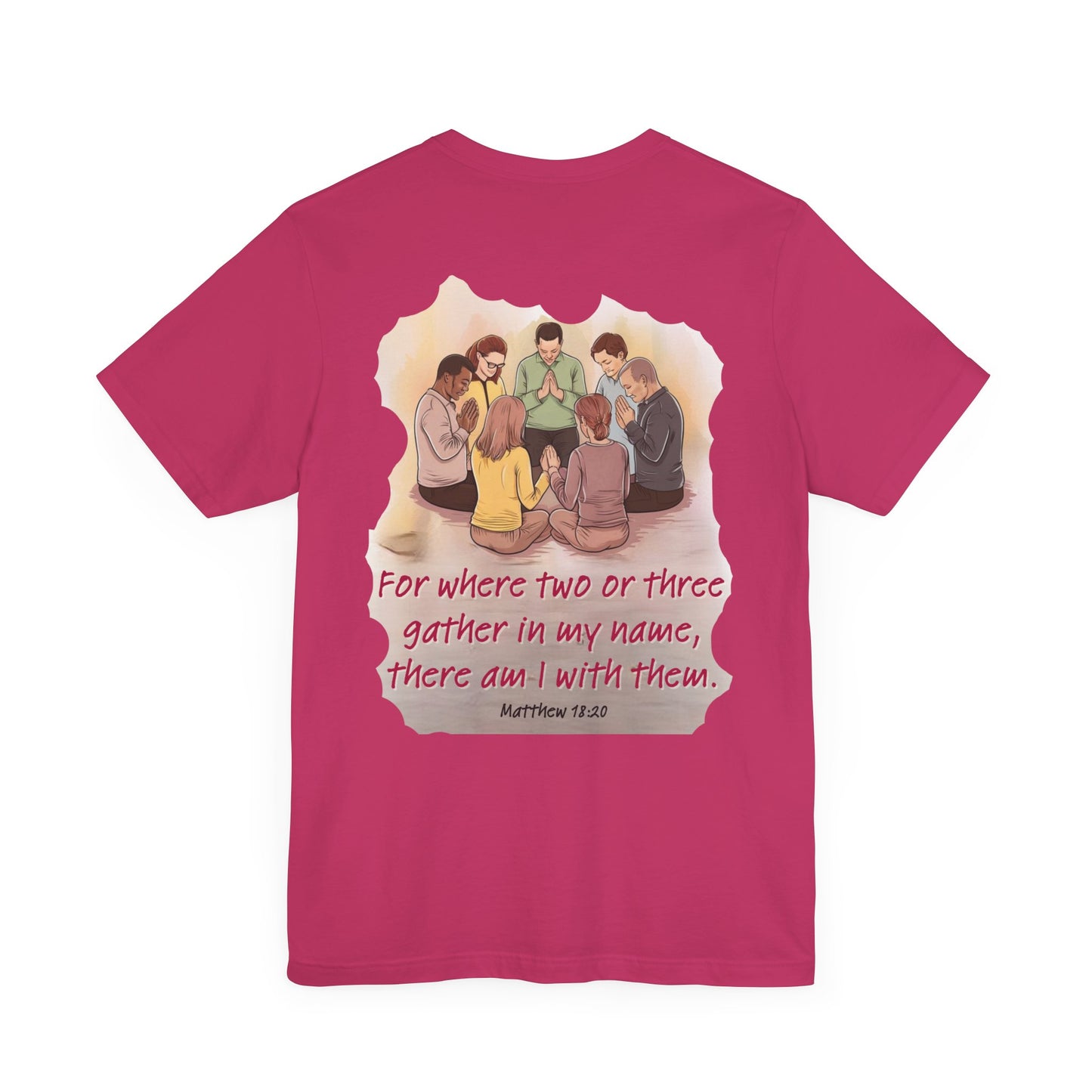Where you gather Unisex Jersey Short Sleeve Tee
