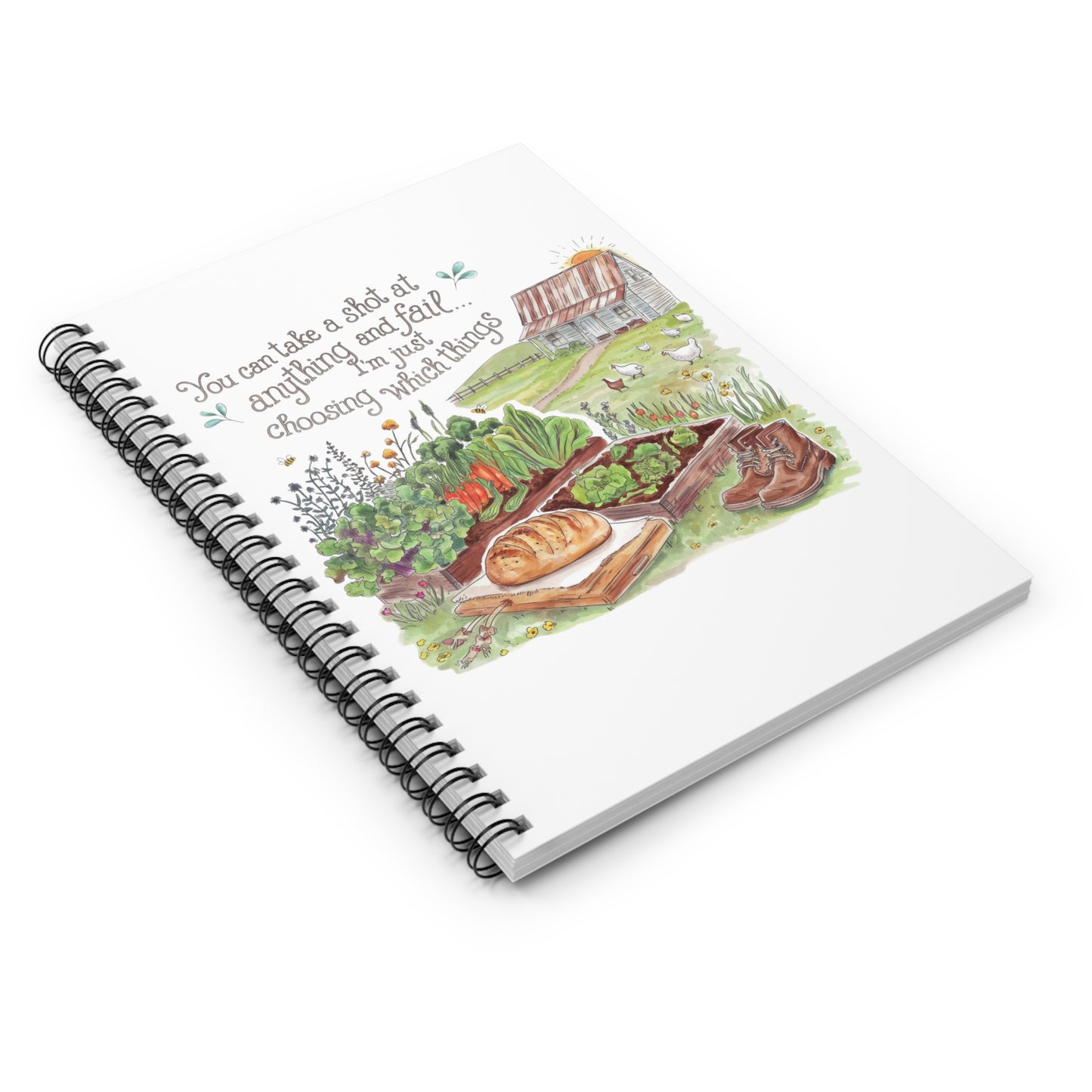 "You Can Take a Shot at Anything and Fail" - Perfect for Nature Lovers & Journal Enthusiasts