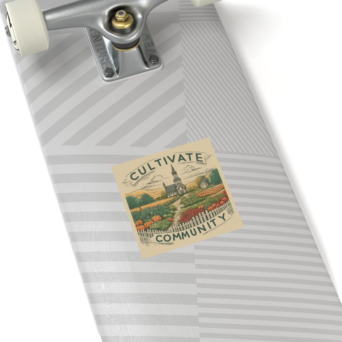 Cultivate Community Square Stickers, Indoor\Outdoor
