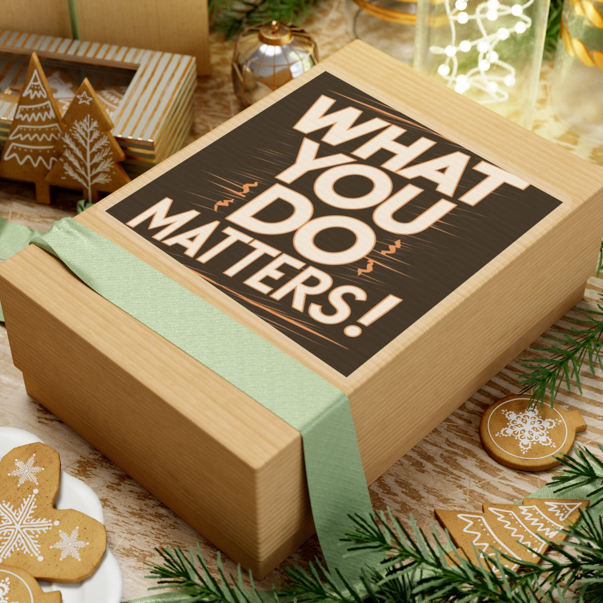 What You Do Matters Kiss-Cut Stickers