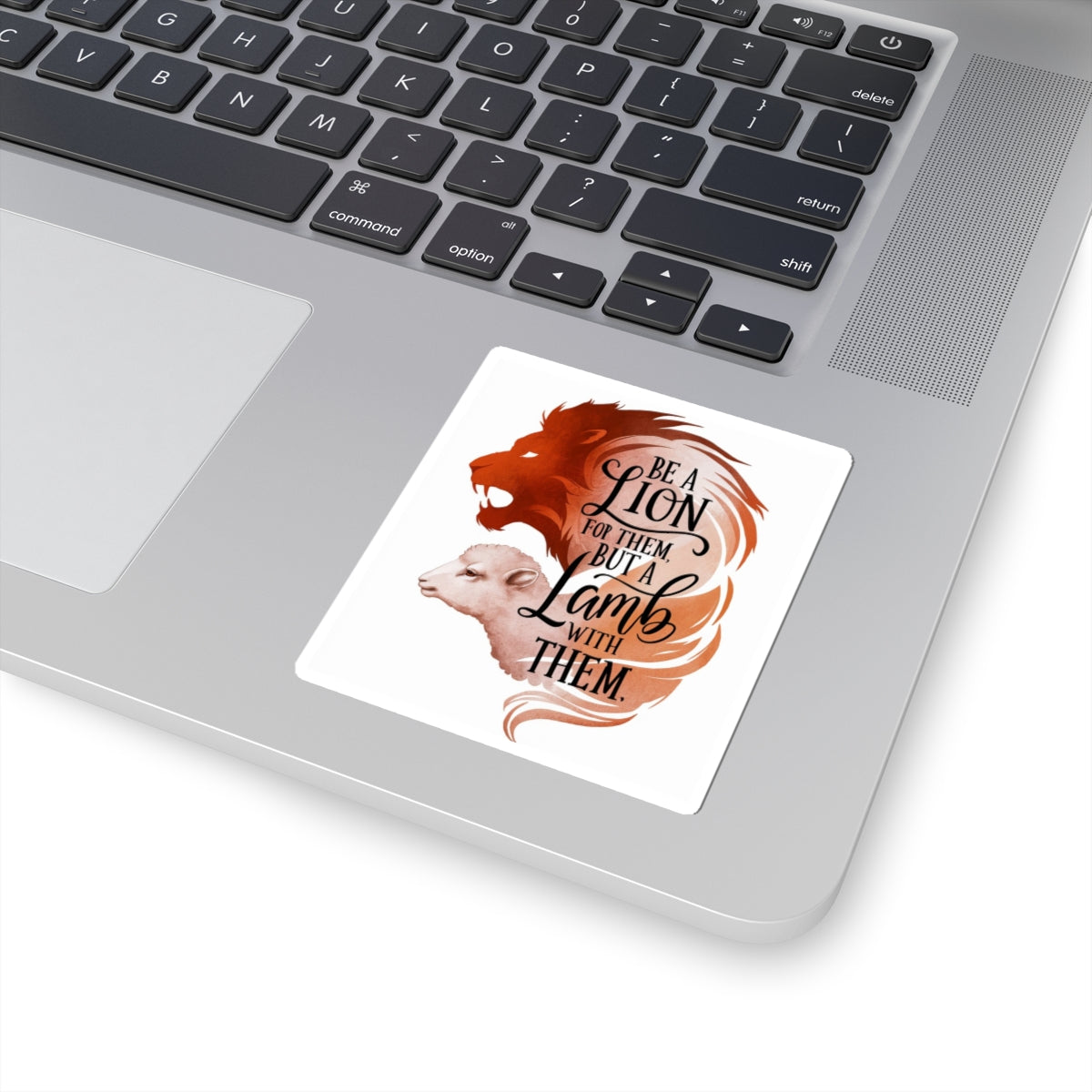 Lion For Them/Lamb With Them Kiss-Cut Stickers