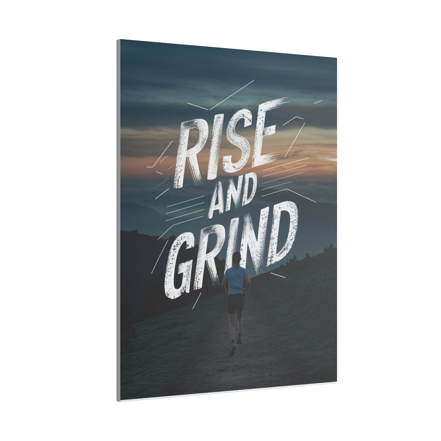 Rise and Grind Matte Canvas, Stretched, 0.75"
