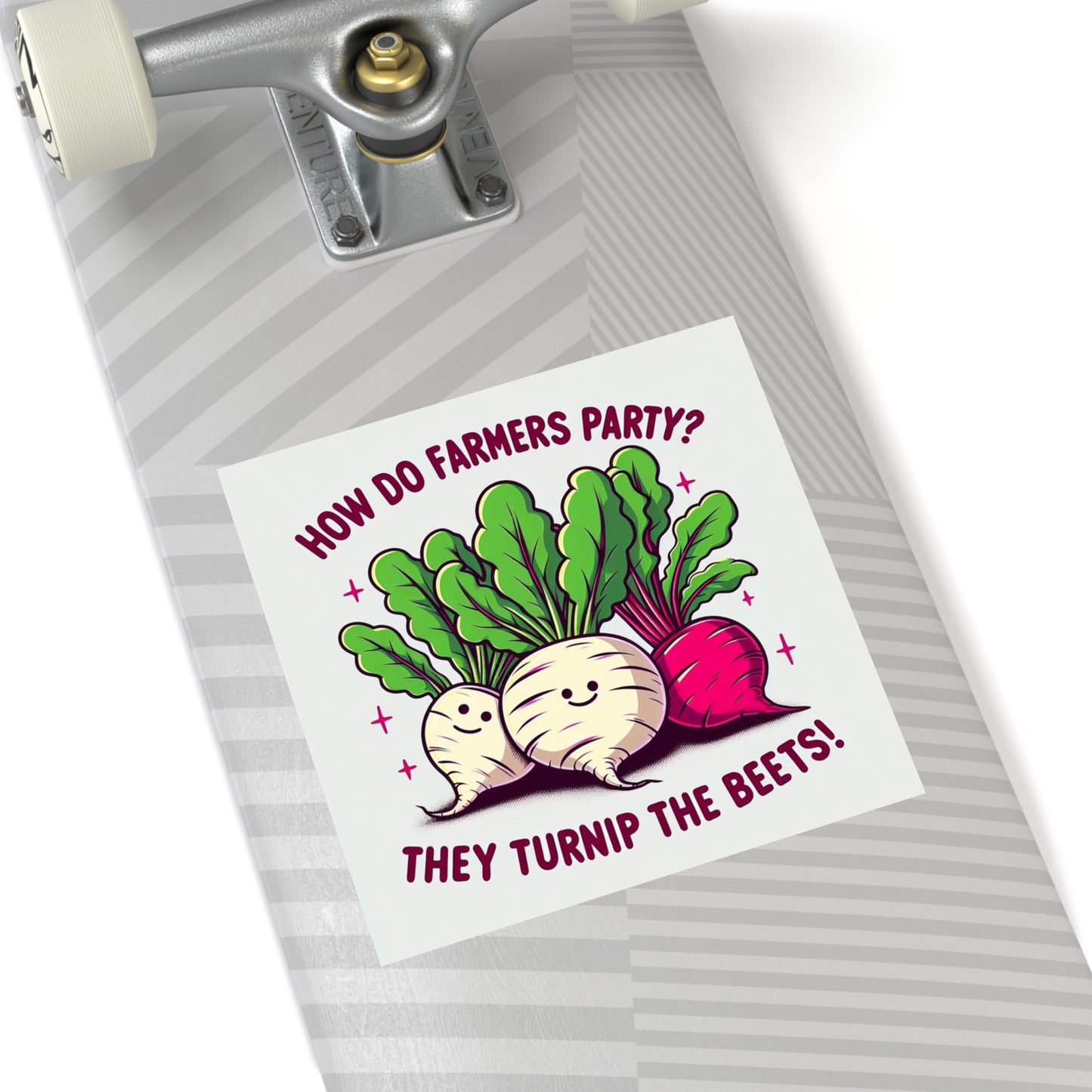 Turnip the beets Square Stickers, Indoor\Outdoor