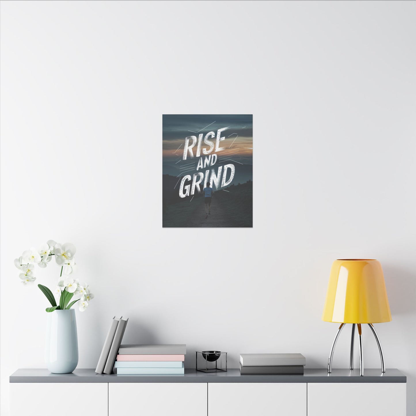 Rise and Grind Matte Canvas, Stretched, 0.75"