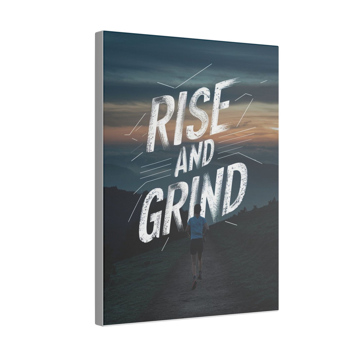 Rise and Grind Matte Canvas, Stretched, 0.75"