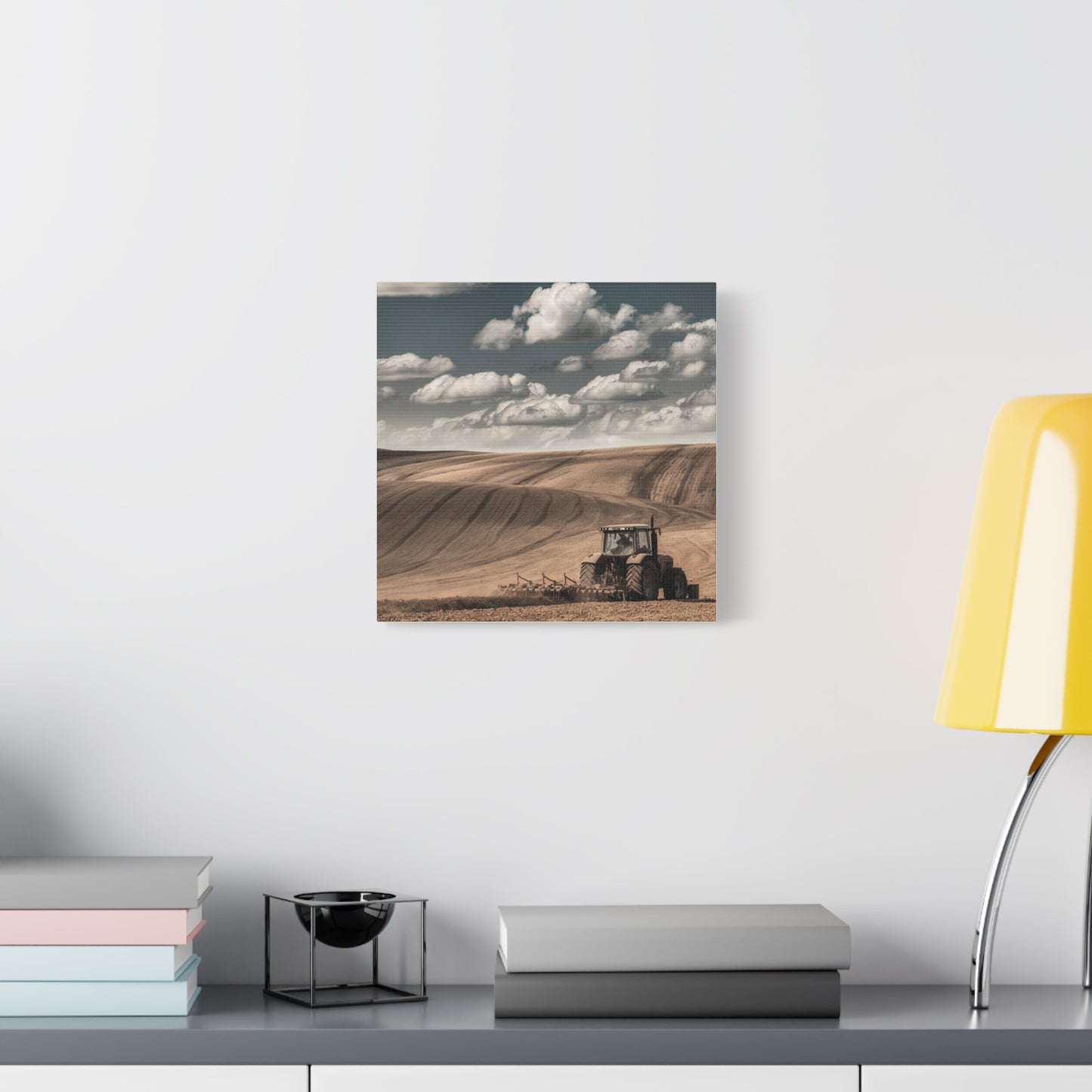 Rustic Farm Landscape Canvas Art