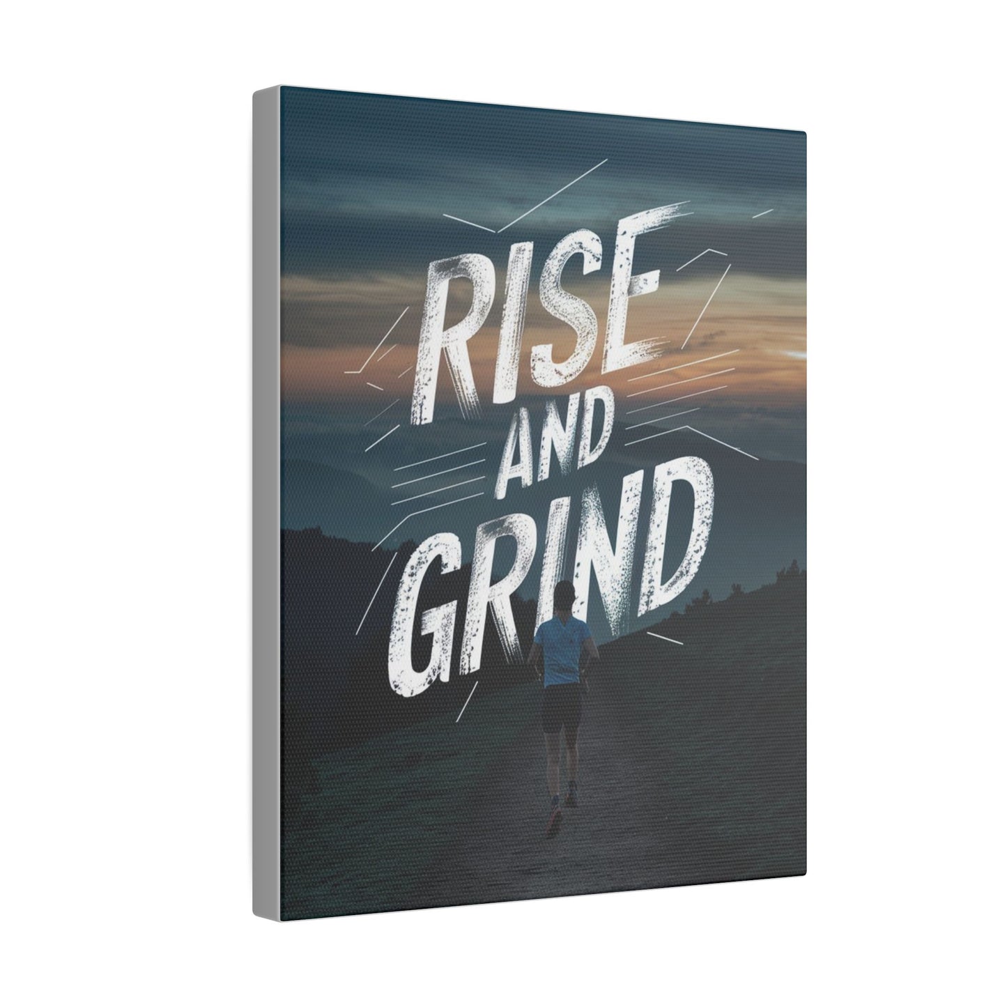 Rise and Grind Matte Canvas, Stretched, 0.75"