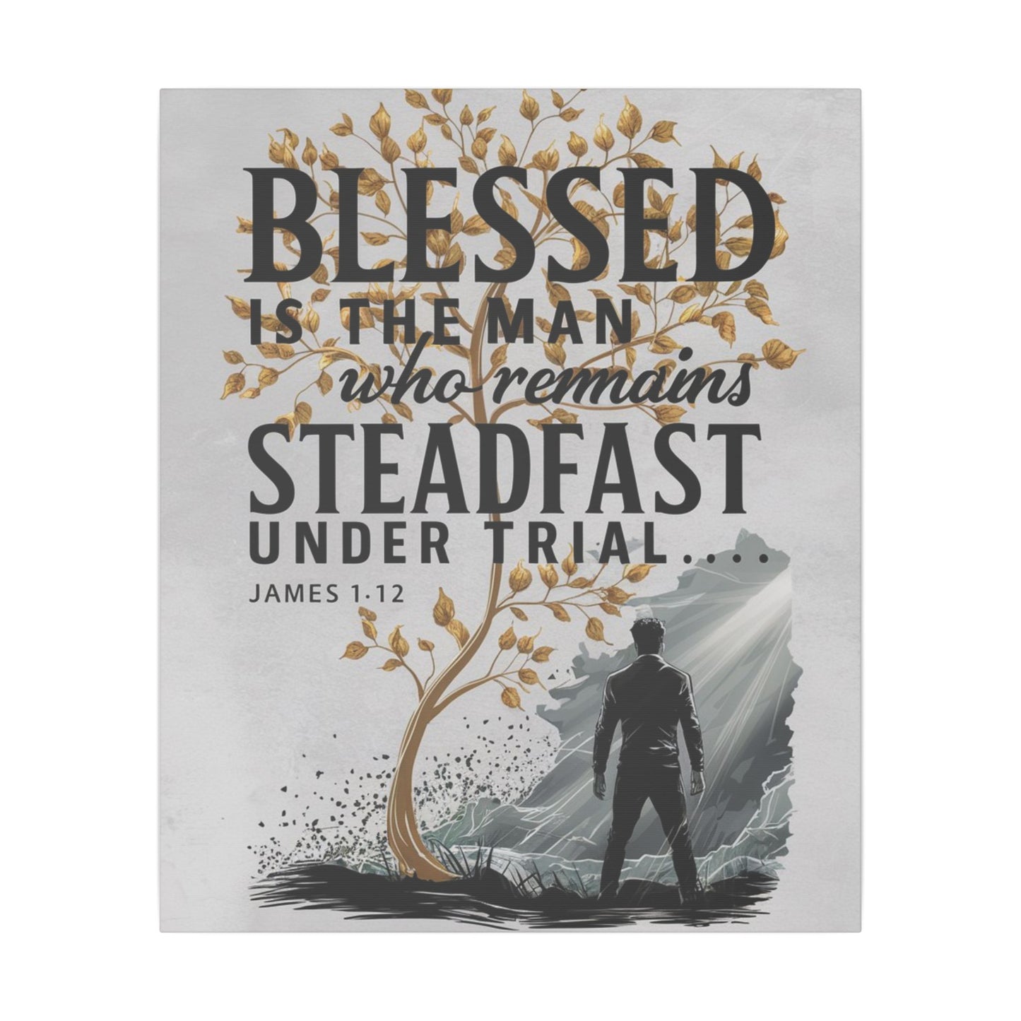 Steadfast Under Trial Matte Canvas, Stretched, 0.75"